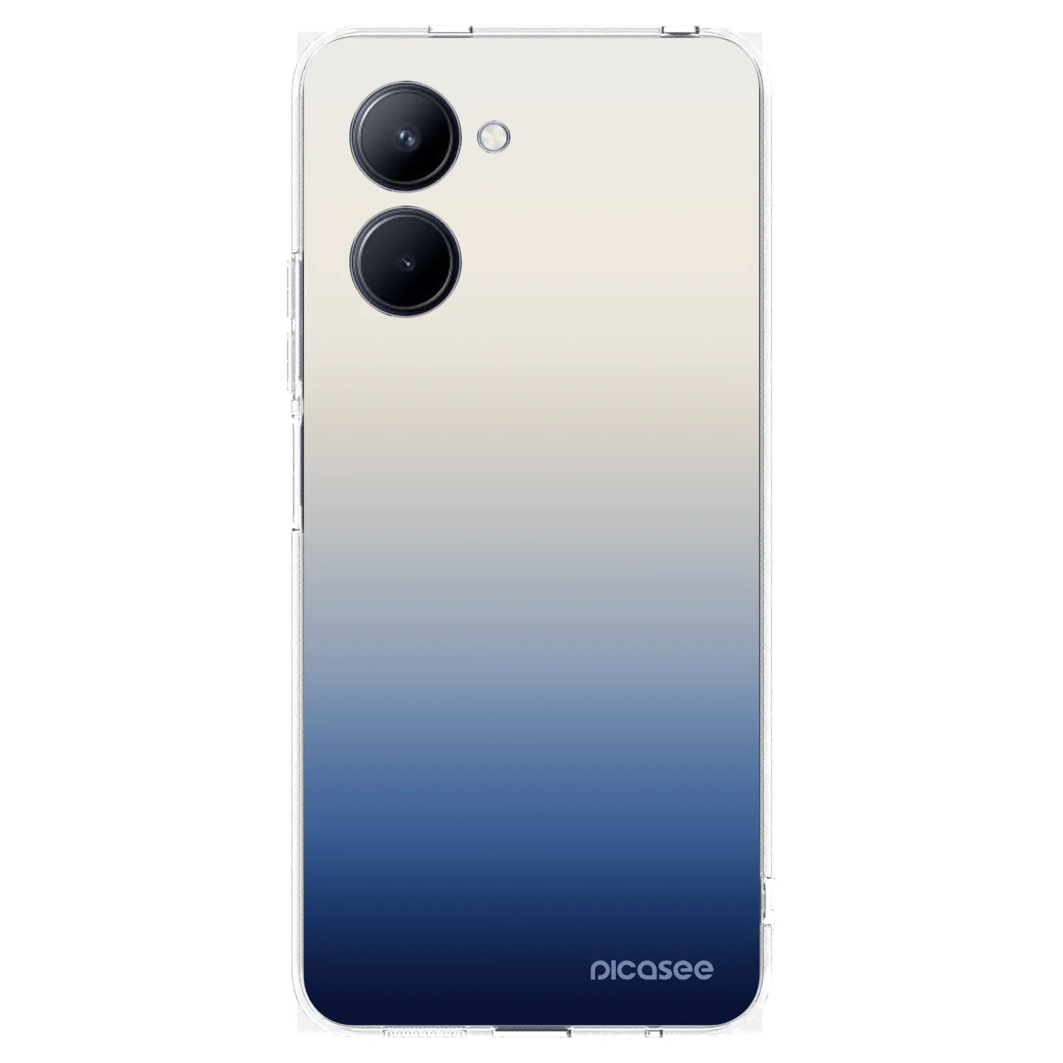 Picasee Realme C33 (2023) Hülle - Transparentes Silikon - Gravity Fade