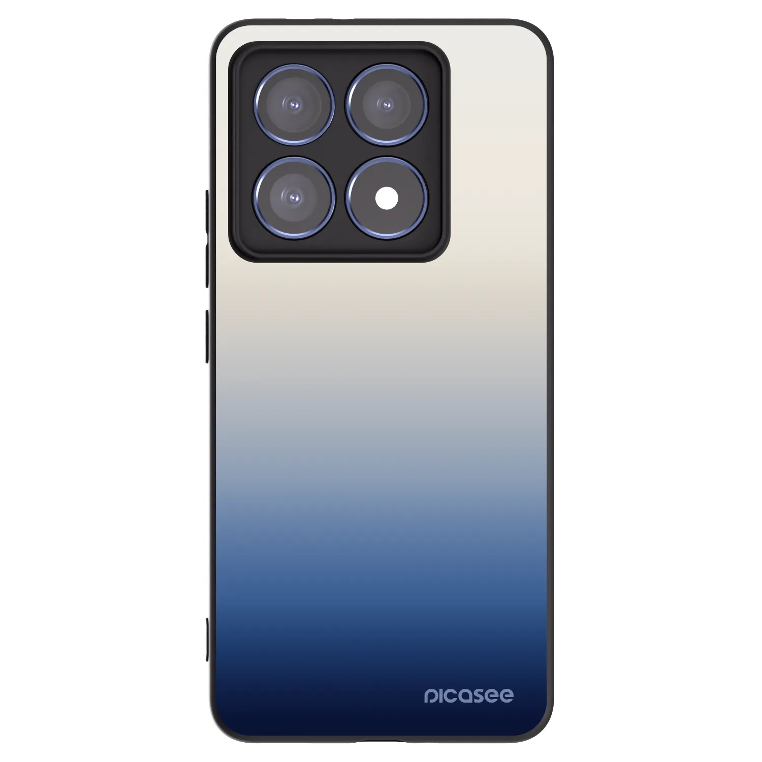 Picasee Xiaomi 14T Pro Hülle - Schwarzes Silikon - Gravity Fade