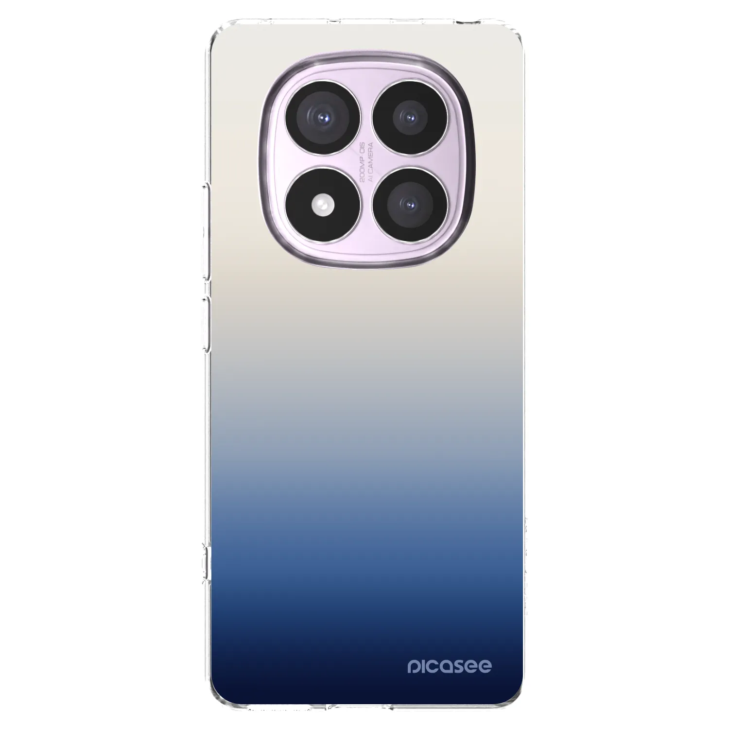 Picasee Xiaomi Redmi Note 14 Pro 5G Hülle - Transparentes Silikon - Gravity Fade
