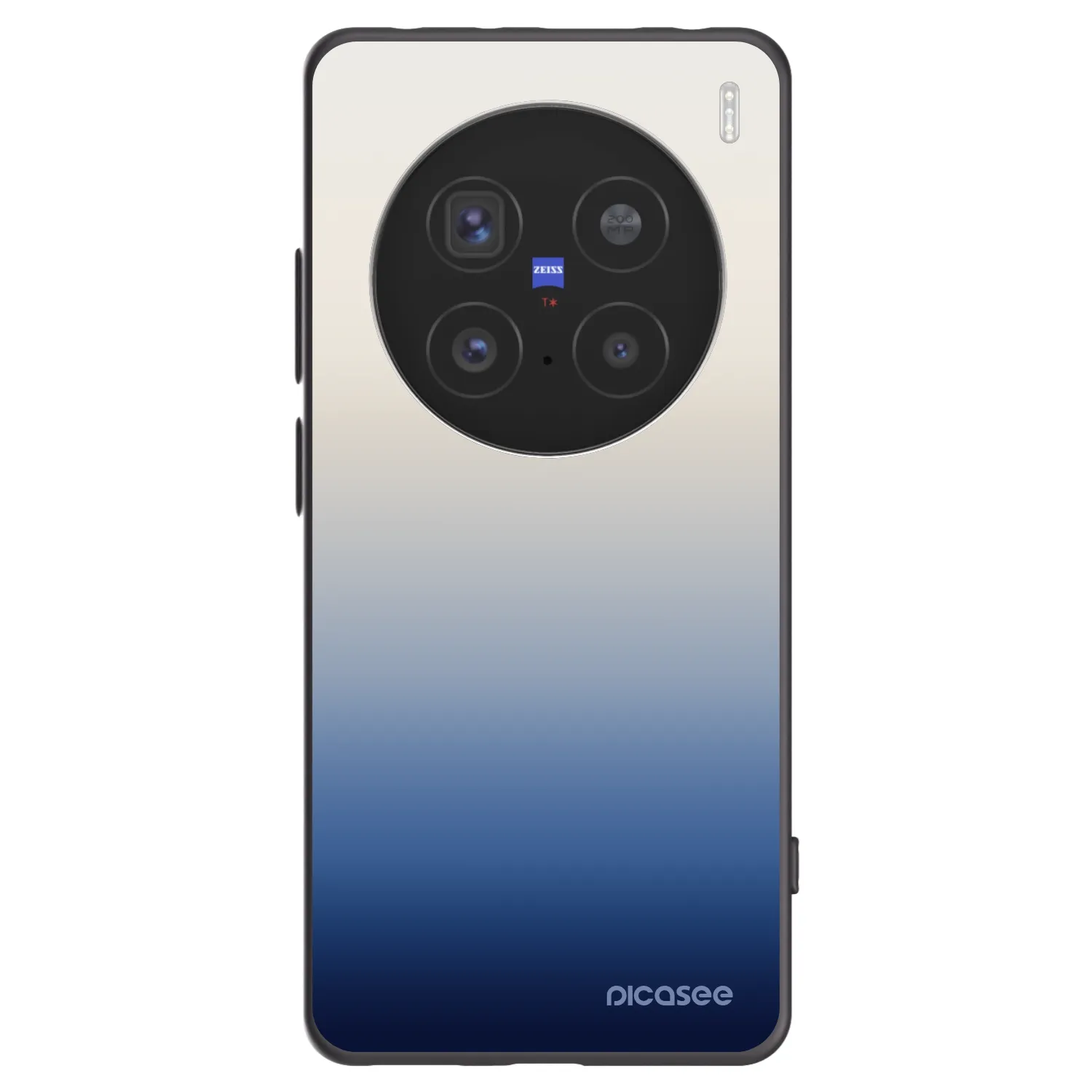 Picasee Vivo X200 Pro Hülle - Schwarzes Silikon - Gravity Fade