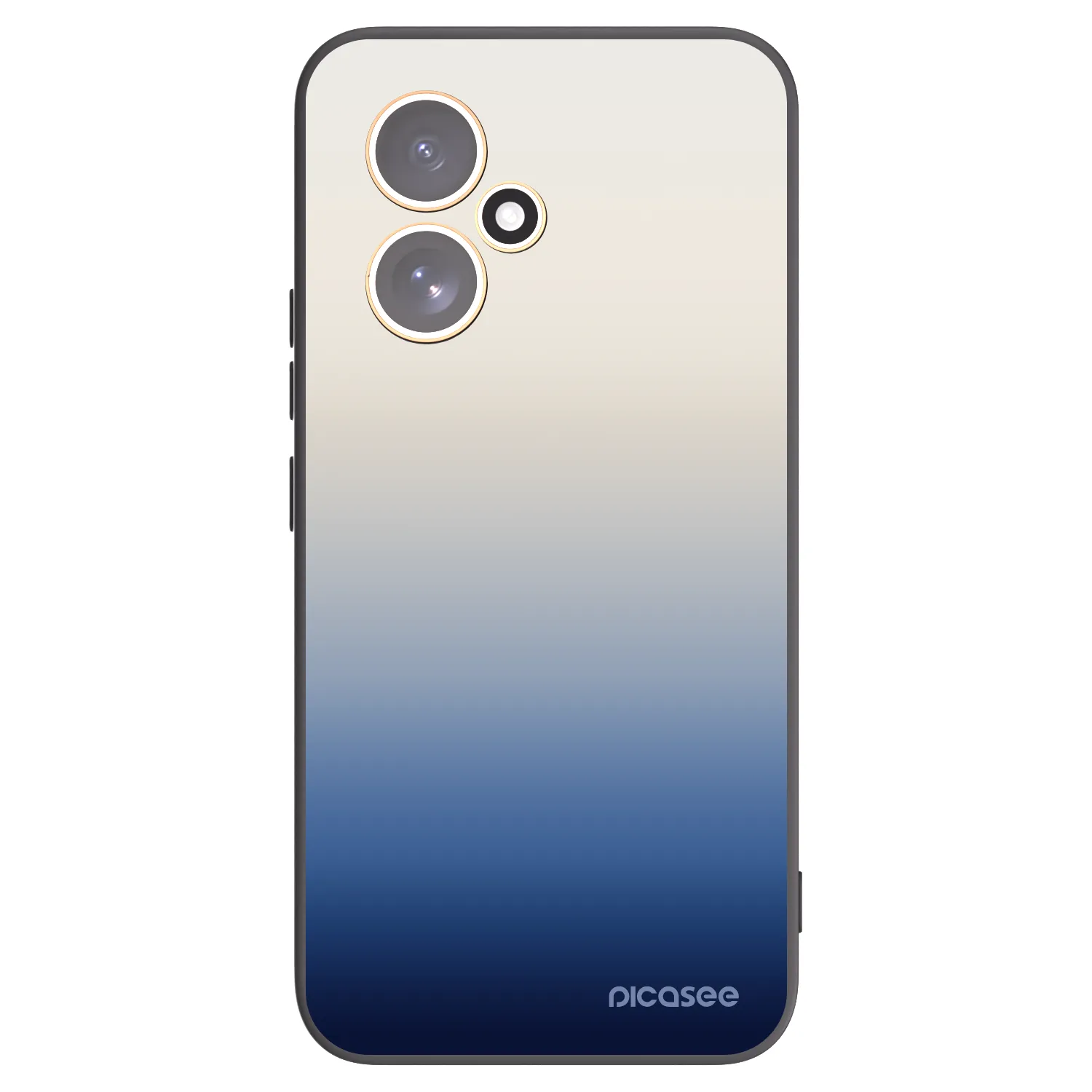 Picasee Honor 400 5G Hülle - Schwarzes Silikon - Gravity Fade