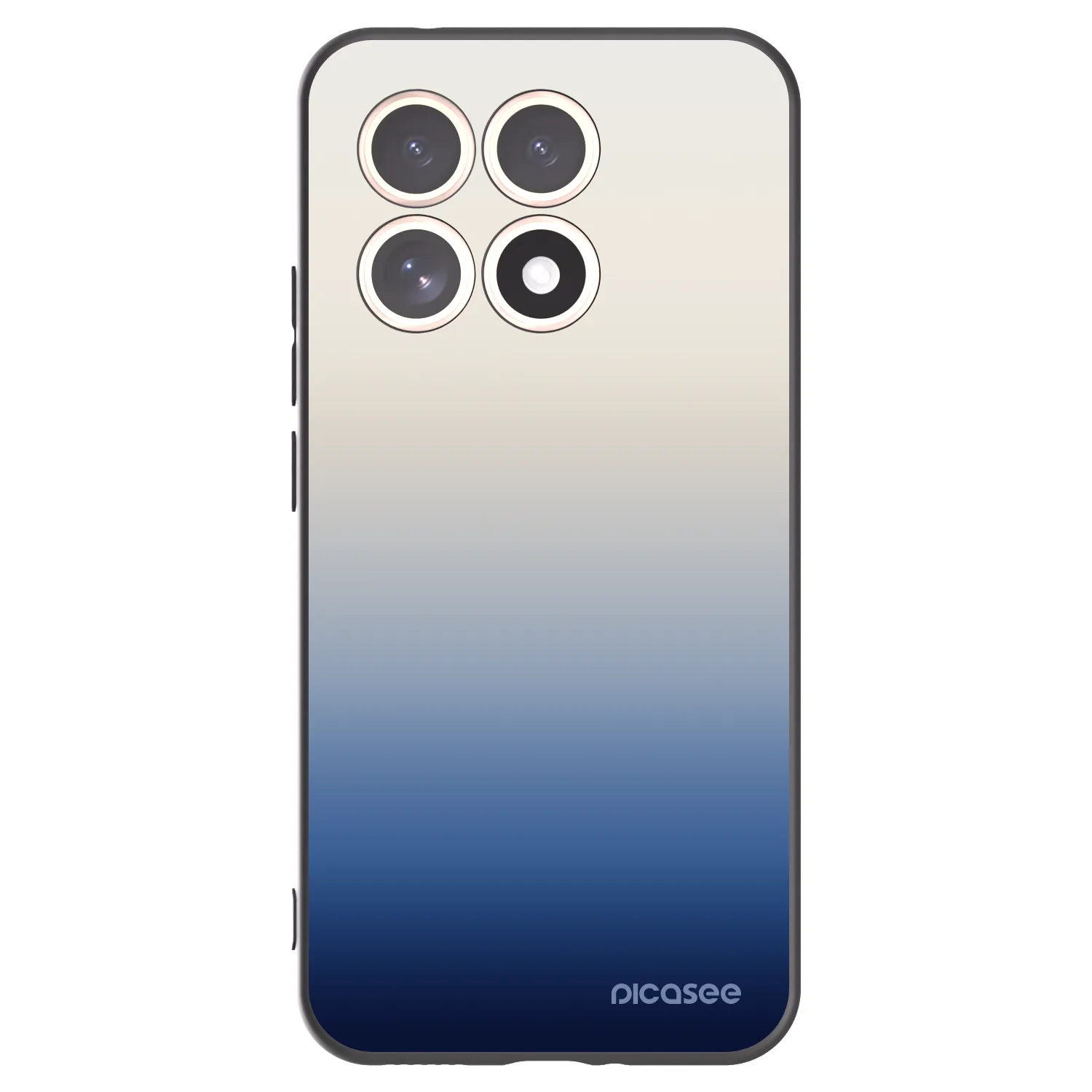 Picasee Xiaomi 15T Hülle - Schwarzes Silikon - Gravity Fade
