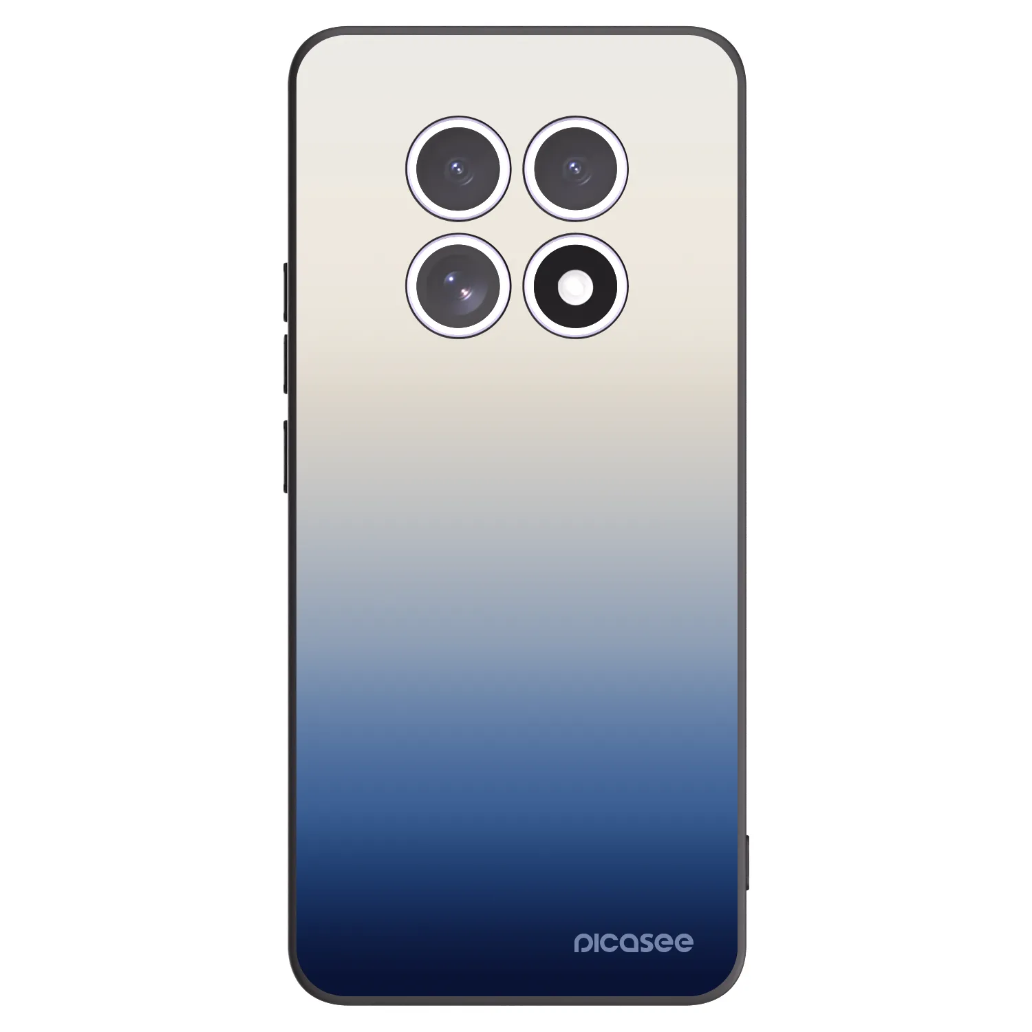 Picasee Xiaomi Redmi Note 15 Hülle - Schwarzes Silikon - Gravity Fade