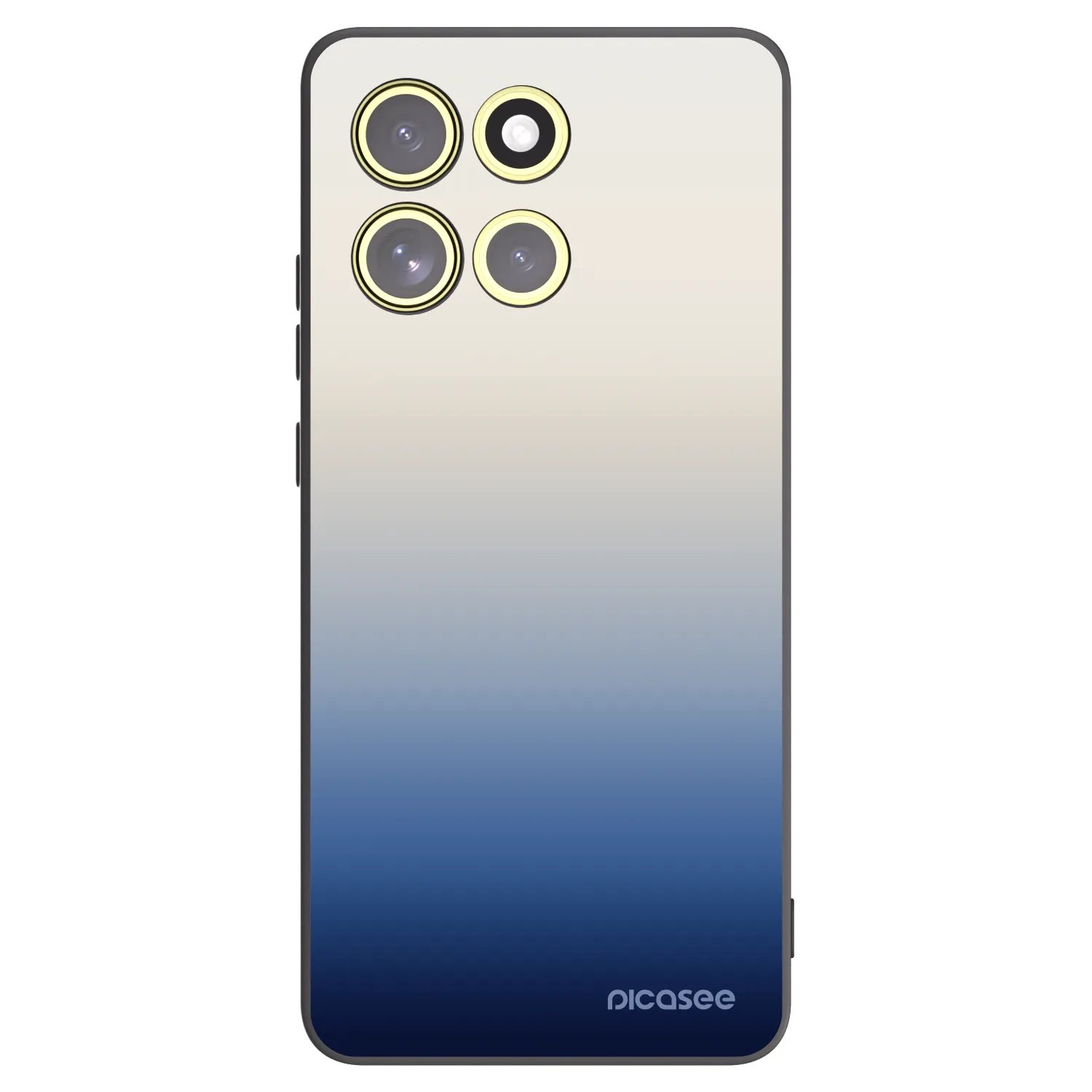 Picasee Motorola Moto G86 Power 5G Hülle - Schwarzes Silikon - Gravity Fade