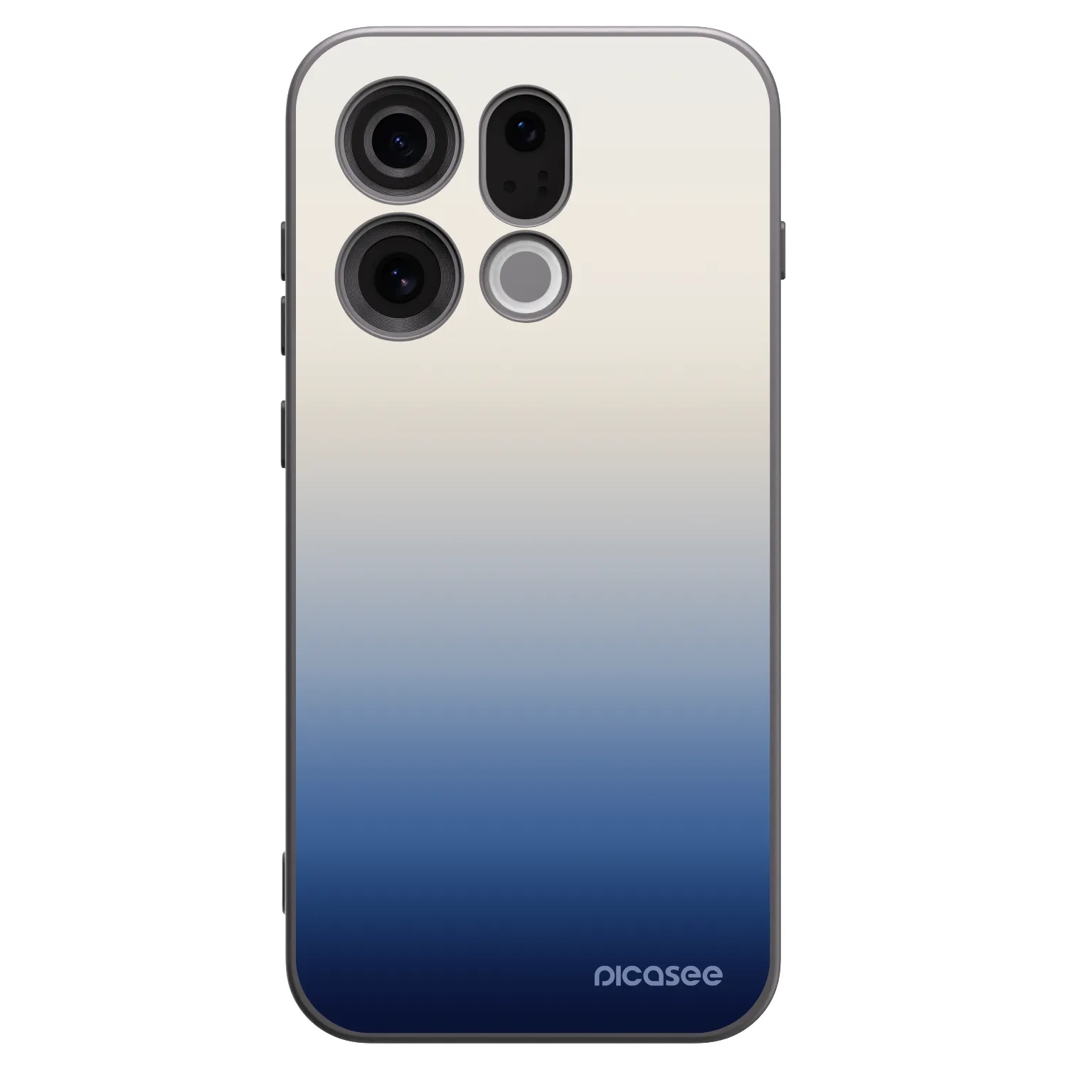 Picasee OPPO Find X9 Hülle - Schwarzes Silikon - Gravity Fade
