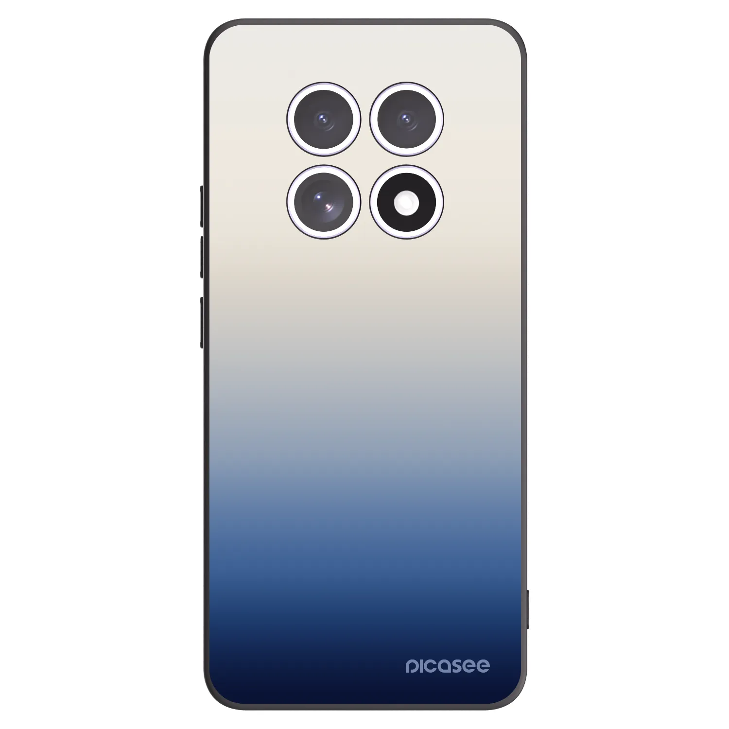 Picasee Xiaomi Redmi Note 15 5G Hülle - Schwarzes Silikon - Gravity Fade