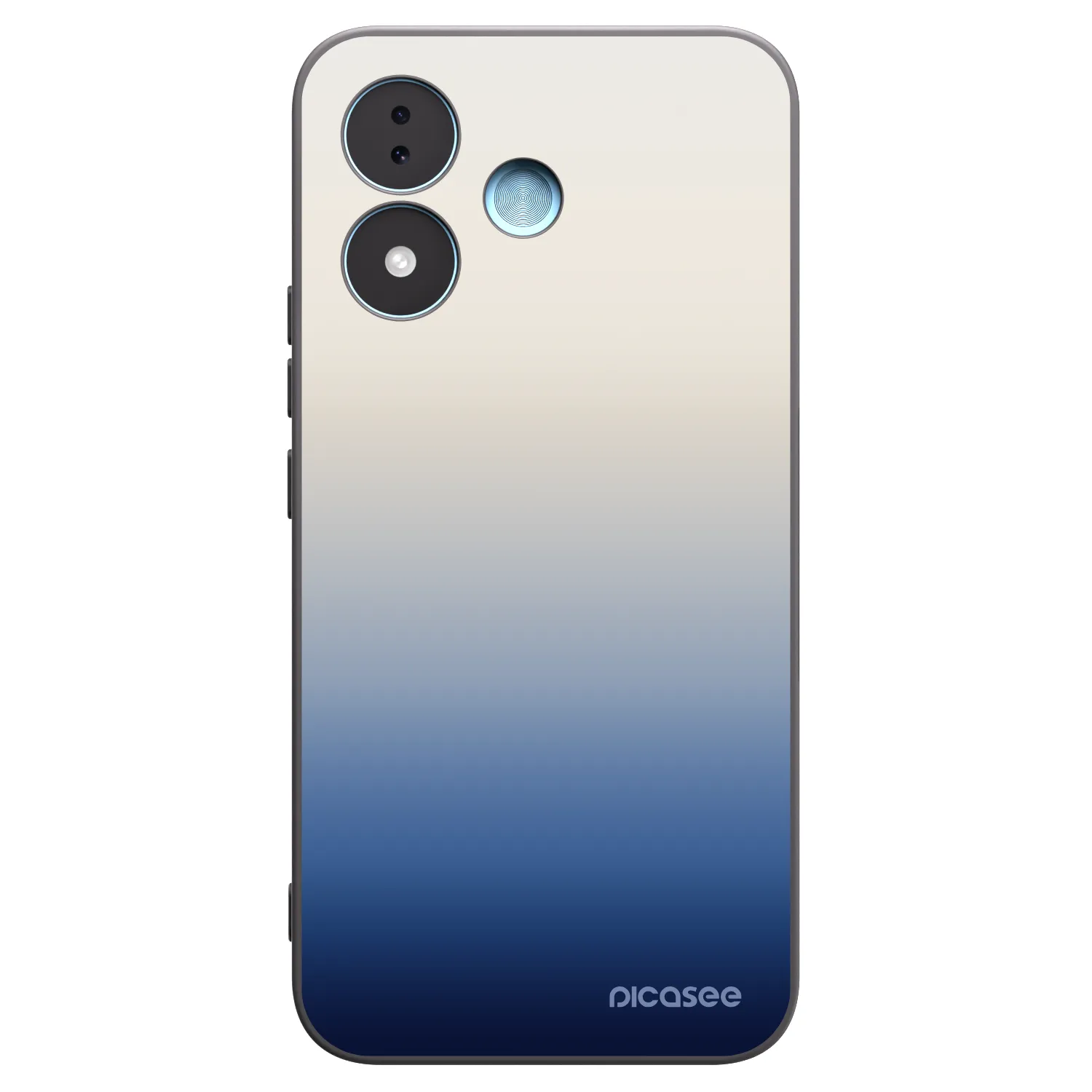 Picasee Xiaomi Redmi Note 17 5G Hülle - Schwarzes Silikon - Gravity Fade