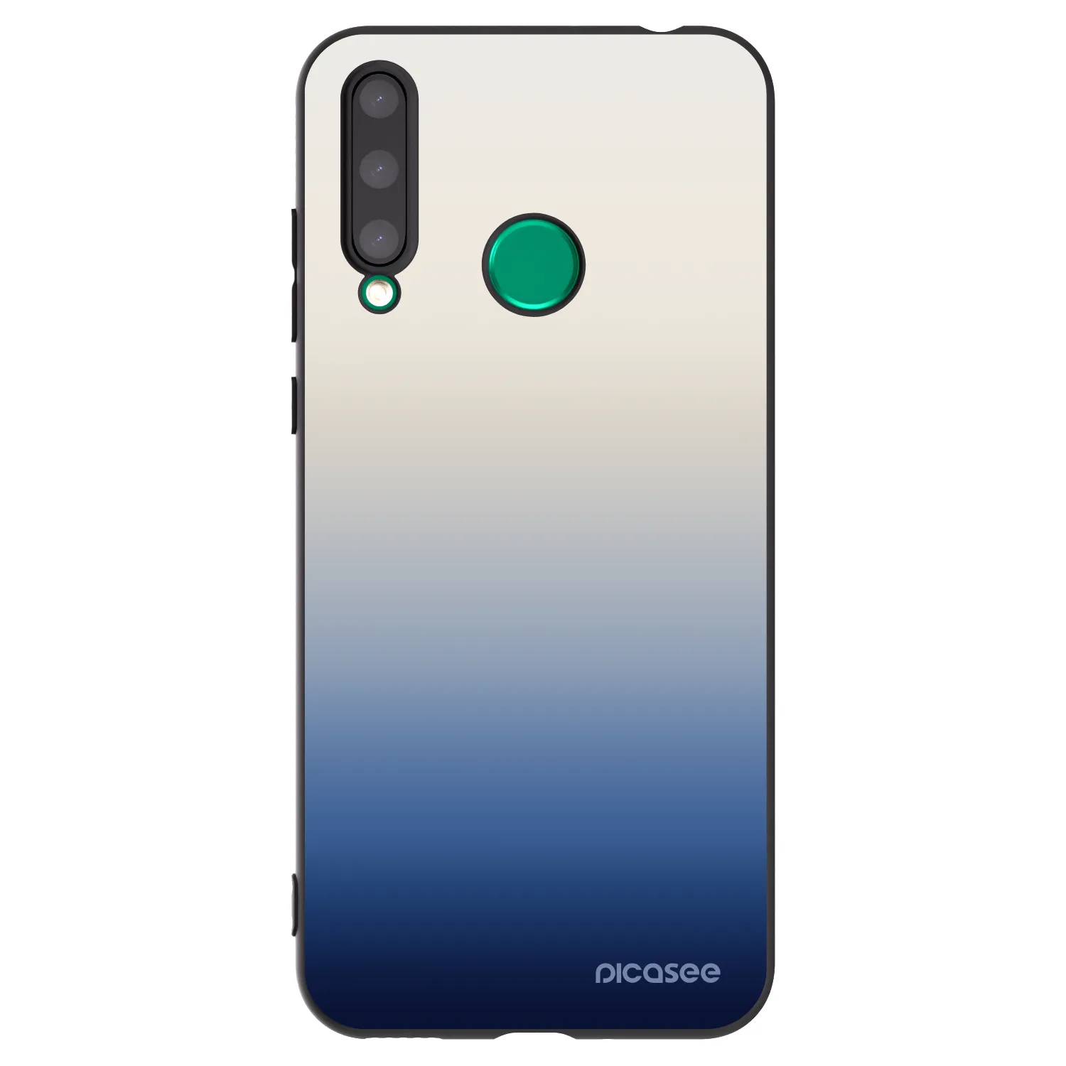 Picasee Honor 20 Lite Hülle - Schwarzes Silikon - Gravity Fade