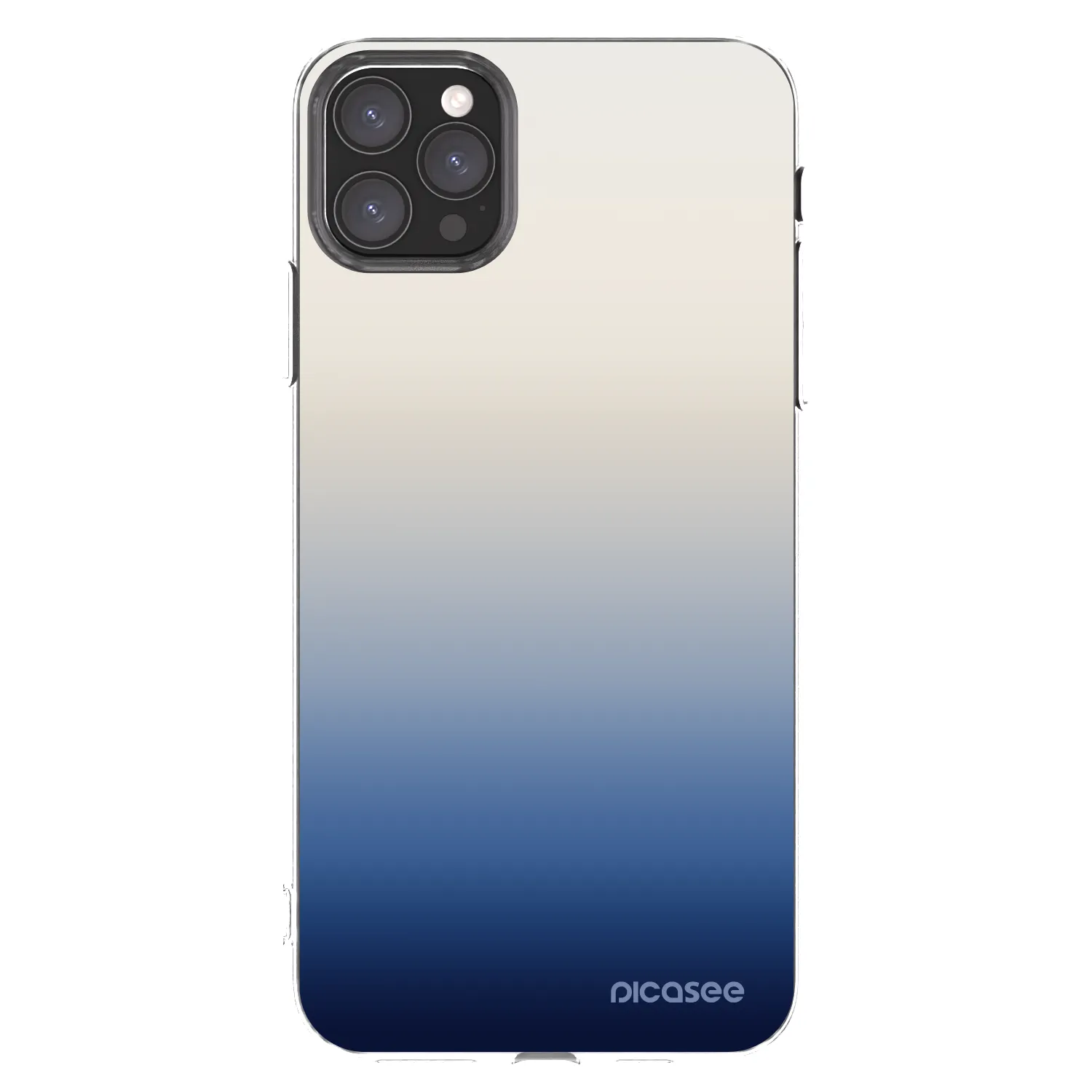 Picasee Apple iPhone 11 Pro Max Hülle - Transparentes Silikon - Gravity Fade