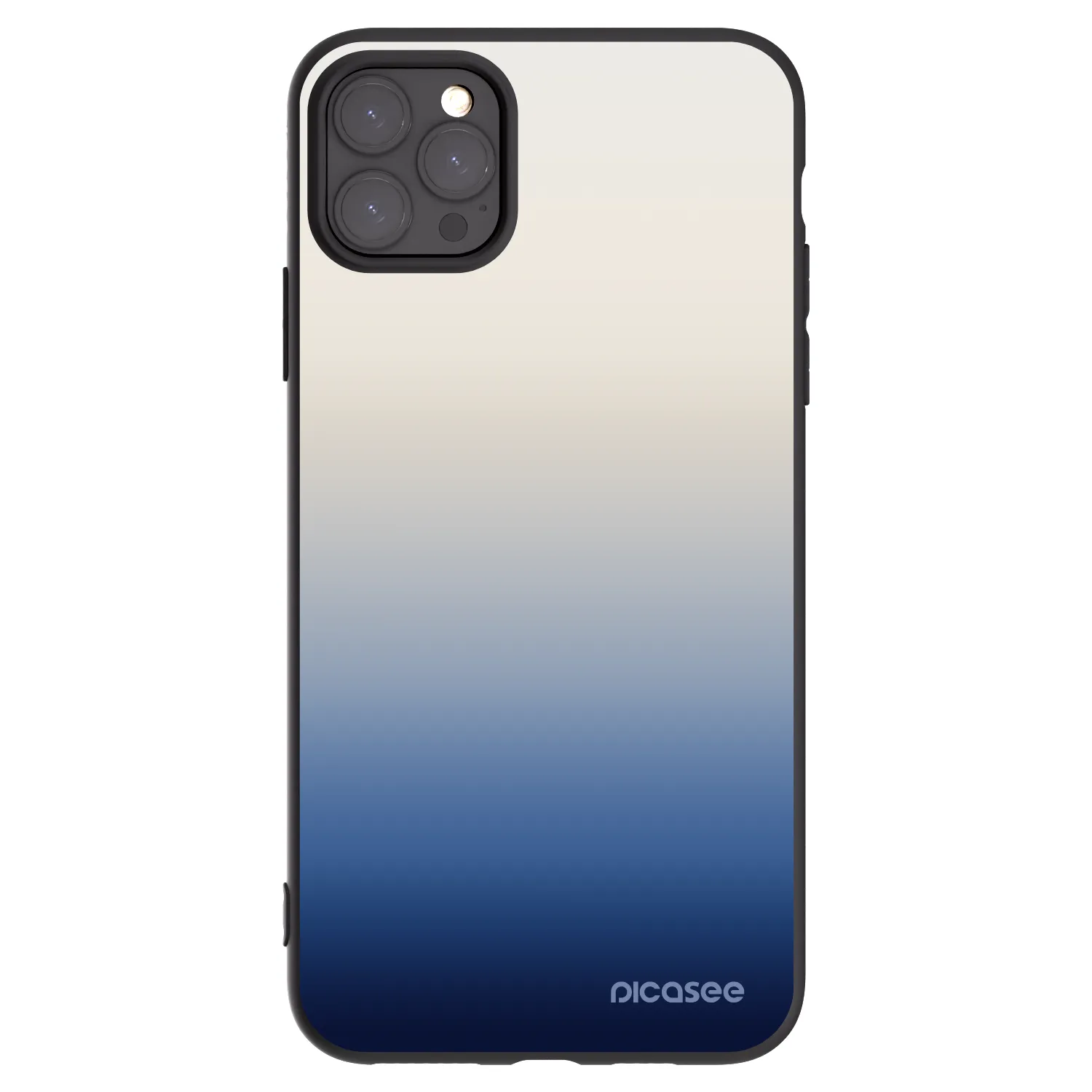 Picasee Apple iPhone 11 Pro Max Hülle - Schwarzes Silikon - Gravity Fade