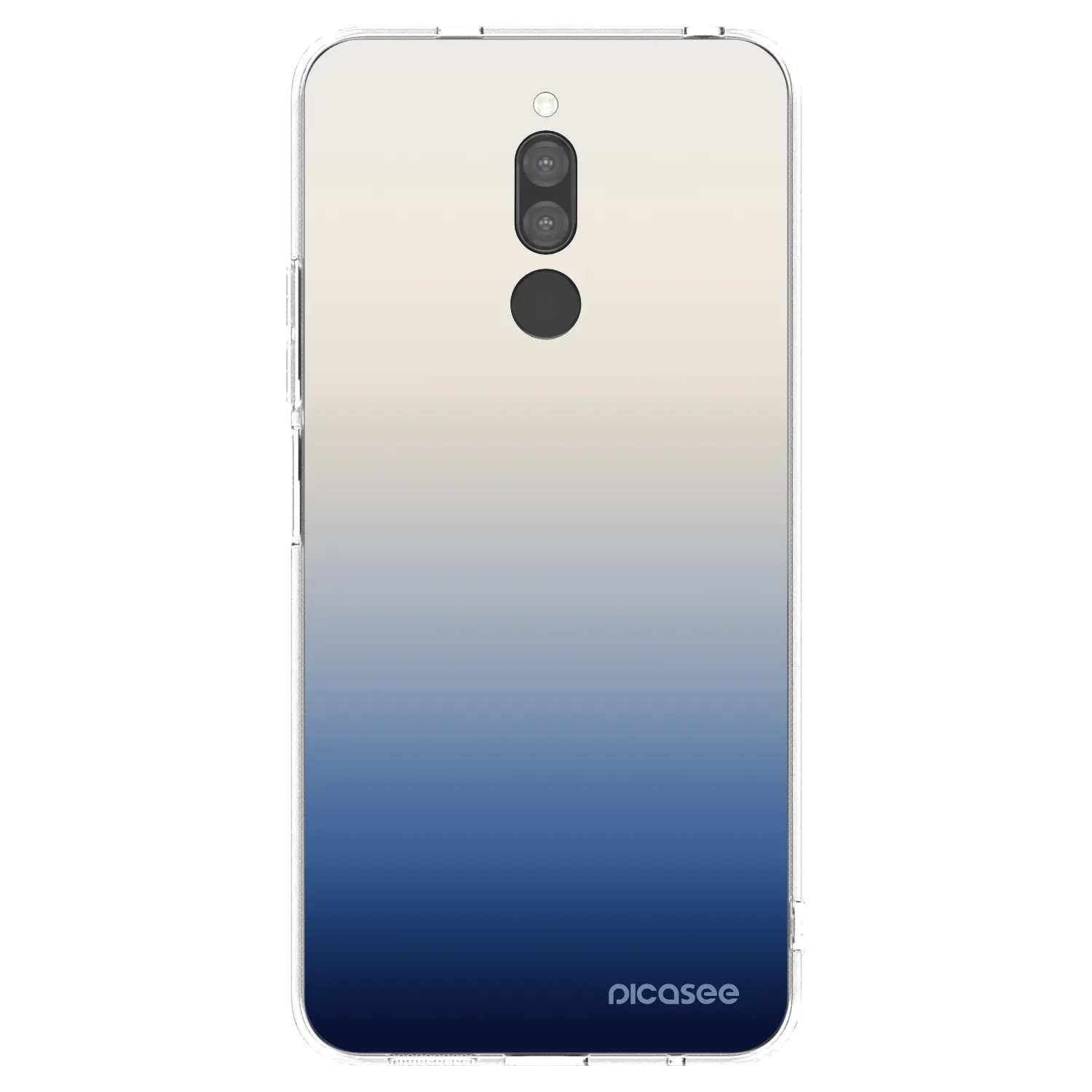 Picasee Xiaomi Redmi 8 Hülle - Transparentes Silikon - Gravity Fade