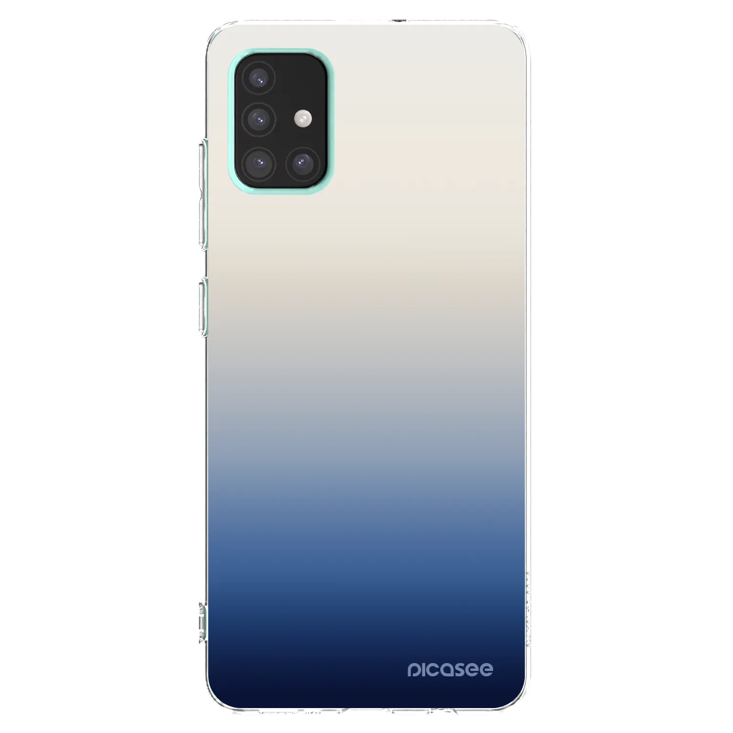 Picasee Samsung Galaxy A51 A515F Hülle - Transparentes Silikon - Gravity Fade