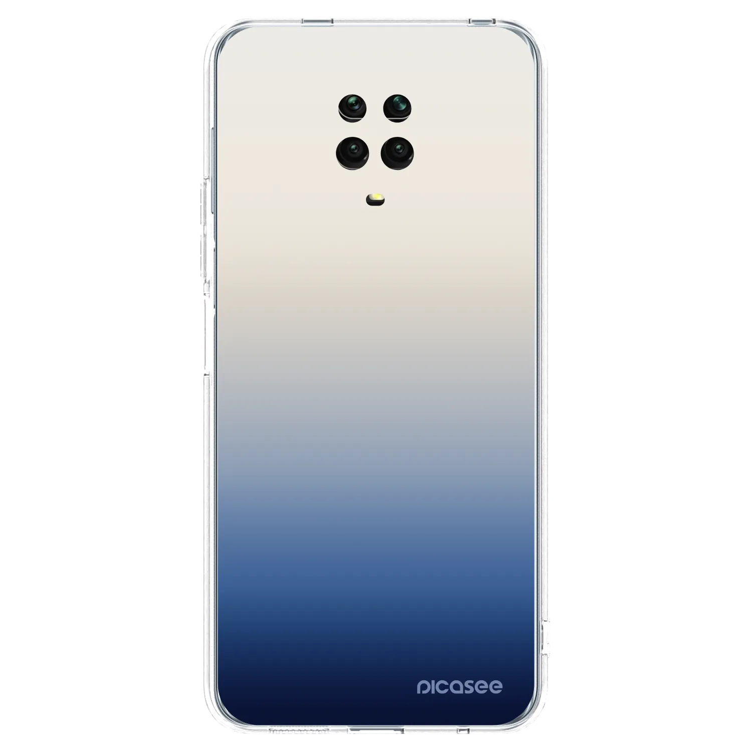 Picasee Xiaomi Redmi Note 9 Pro Hülle - Transparentes Silikon - Gravity Fade