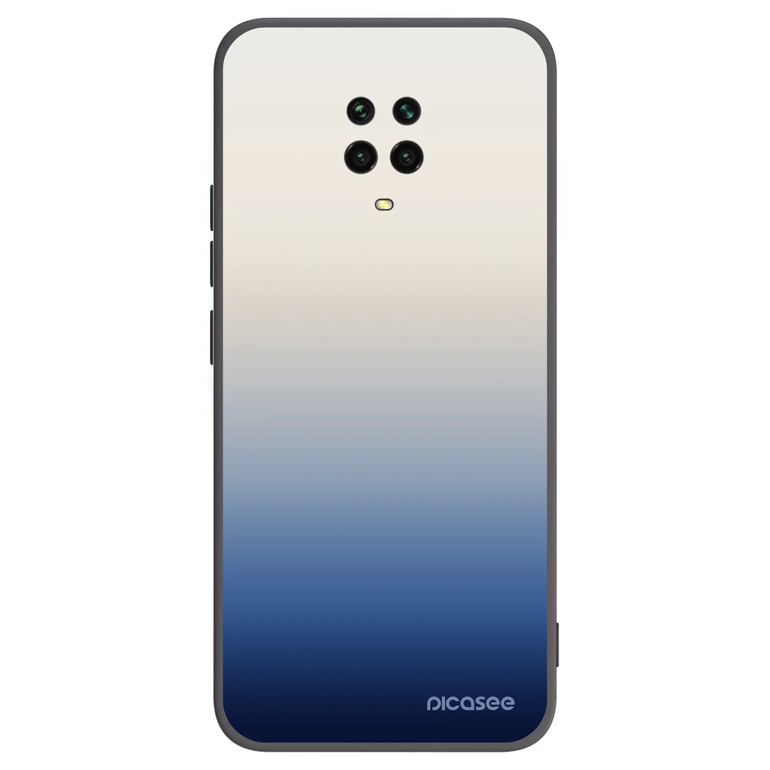 Picasee Xiaomi Redmi Note 9 Pro Hülle - Schwarzes Silikon - Gravity Fade