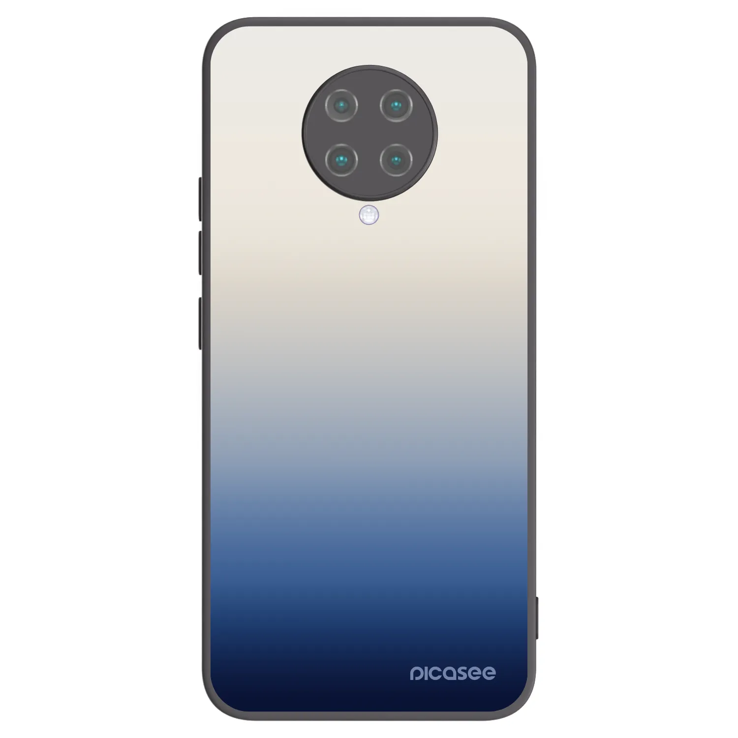 Picasee Xiaomi Poco F2 Pro Hülle - Schwarzes Silikon - Gravity Fade