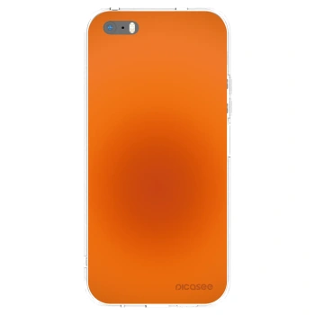 Picasee Apple iPhone 5/5S/SE Hülle - Transparentes Silikon - Heat Core