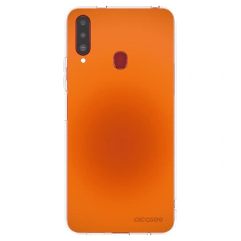 Picasee Samsung Galaxy A20s Hülle - Transparentes Silikon - Heat Core