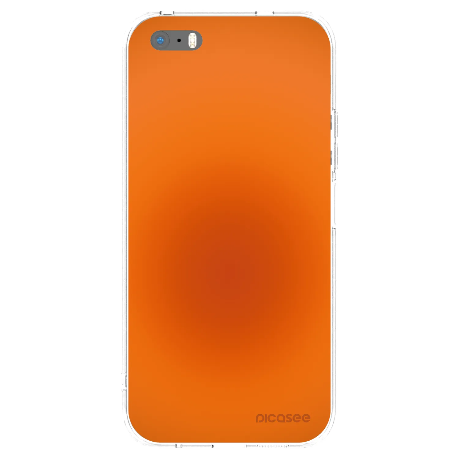 Picasee Apple iPhone 5/5S/SE Hülle - Transparentes Silikon - Heat Core