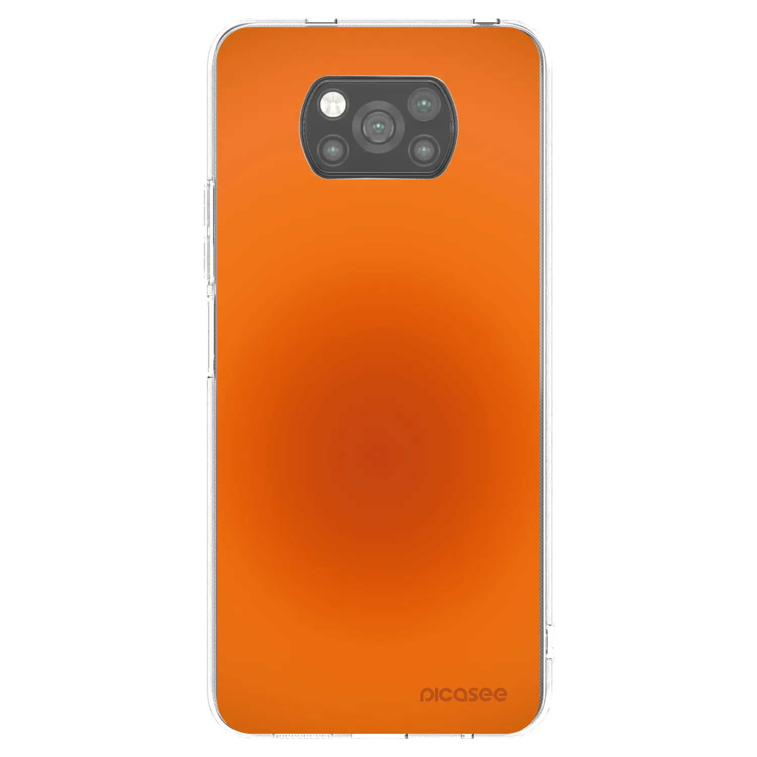 Picasee Xiaomi Poco X3 Hülle - Schwarzes Silikon - Heat Core