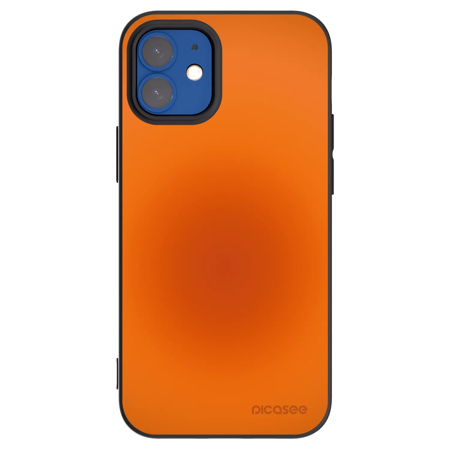 Picasee Apple iPhone 12 mini Hülle - Schwarzes Silikon - Heat Core