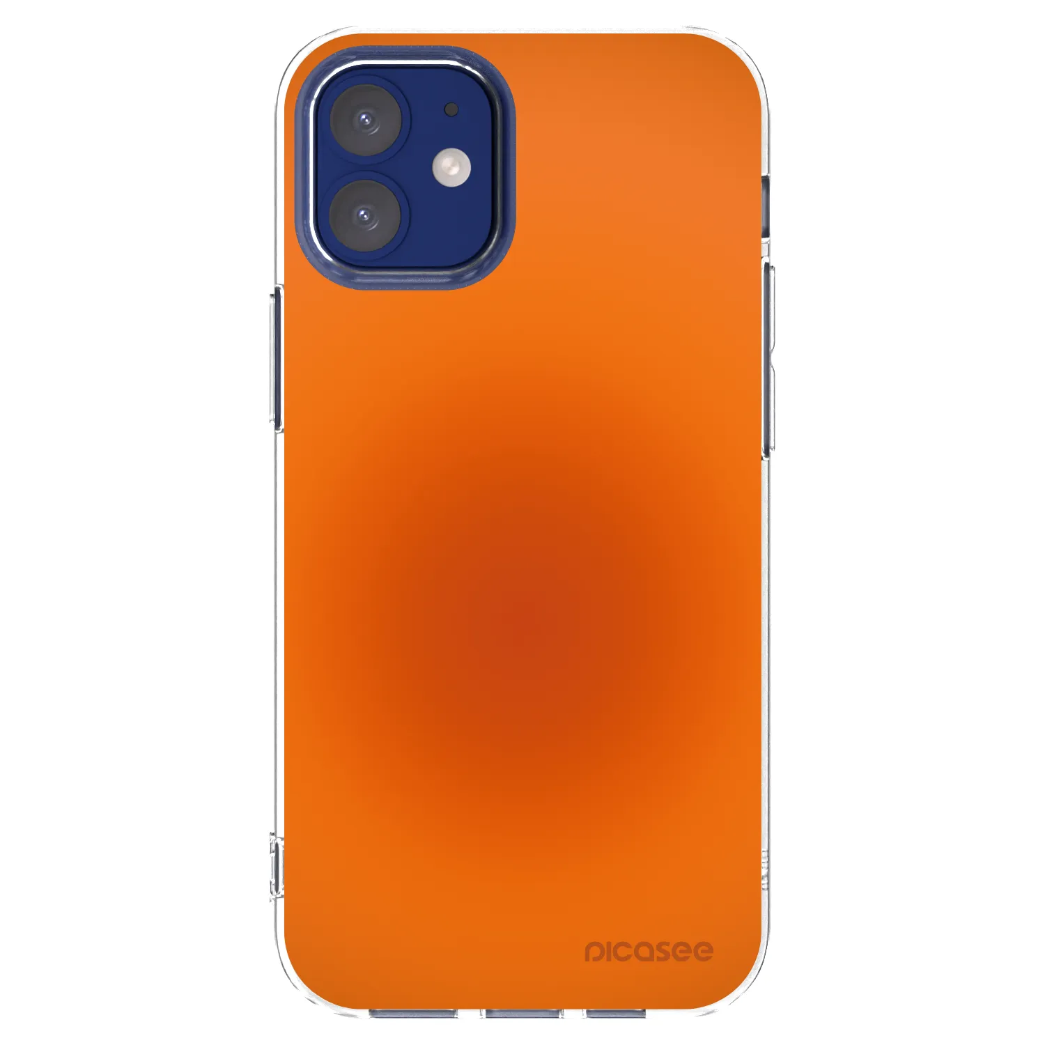 Picasee Apple iPhone 12 mini Hülle - Transparentes Silikon - Heat Core