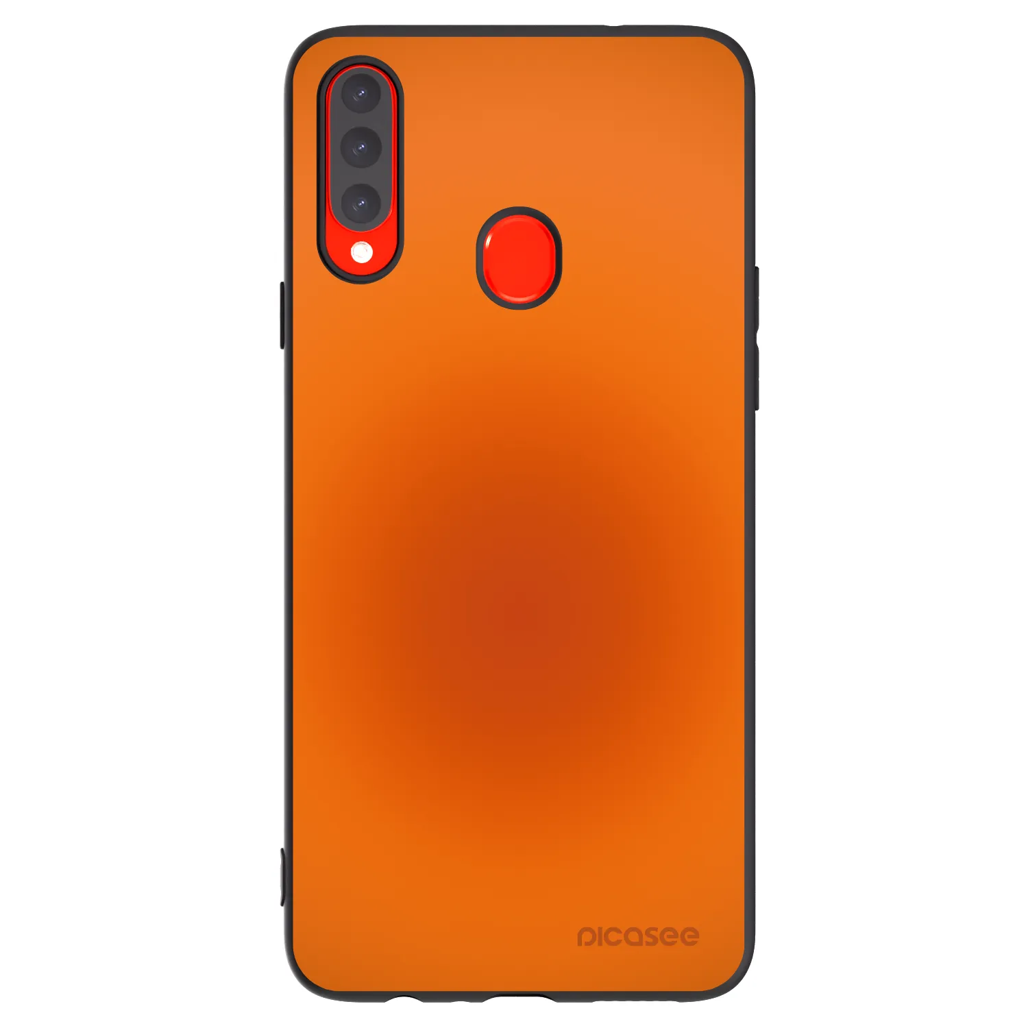 Picasee Samsung Galaxy A20s Hülle - Schwarzes Silikon - Heat Core