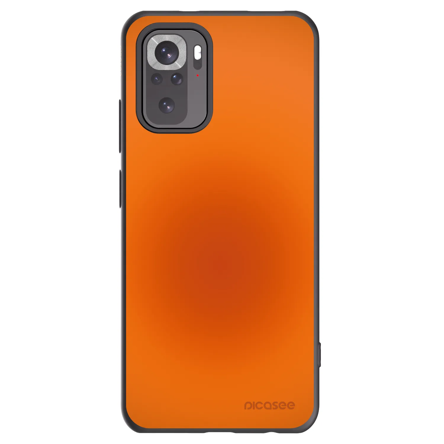 Picasee Xiaomi Redmi Note 10 Hülle - Schwarzes Silikon - Heat Core