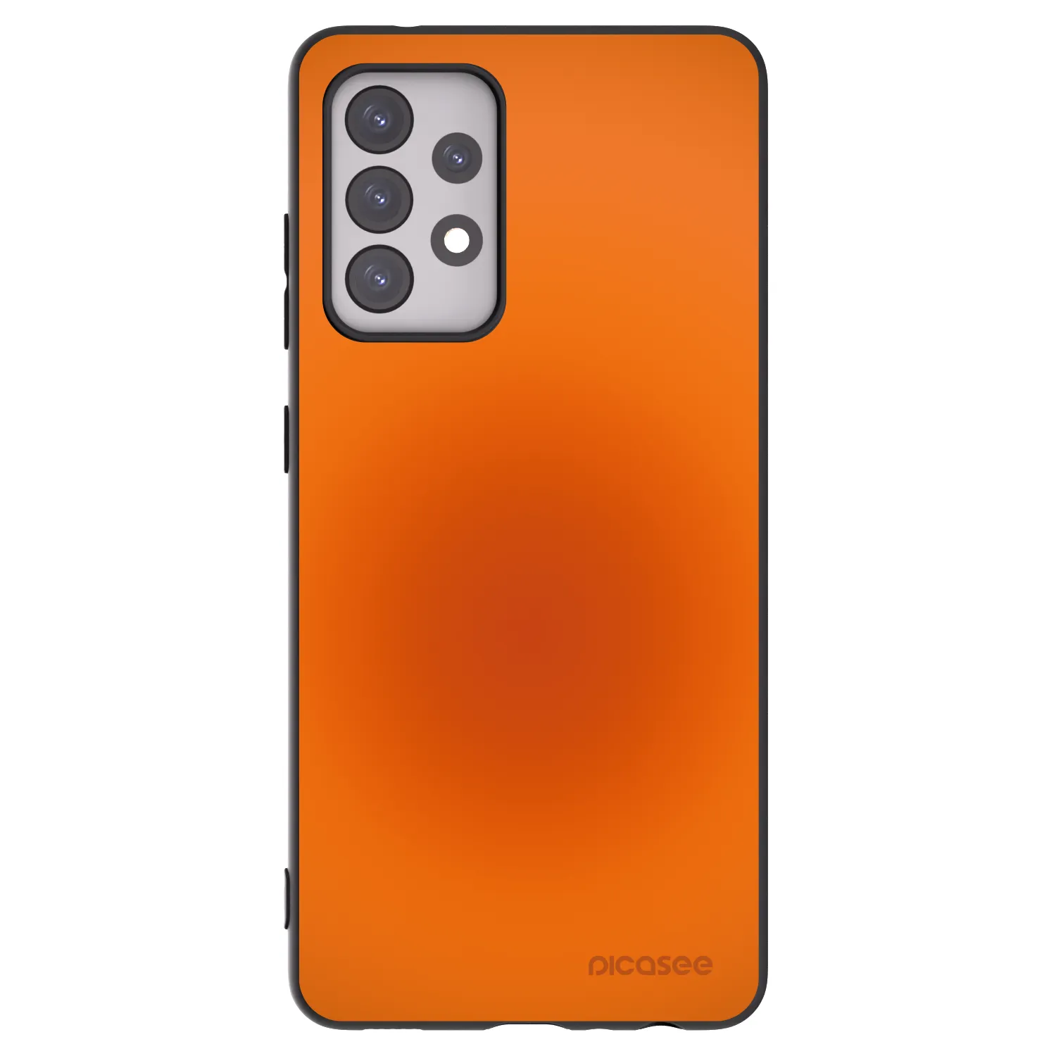 Picasee Samsung Galaxy A52 5G A525F Hülle - Schwarzes Silikon - Heat Core
