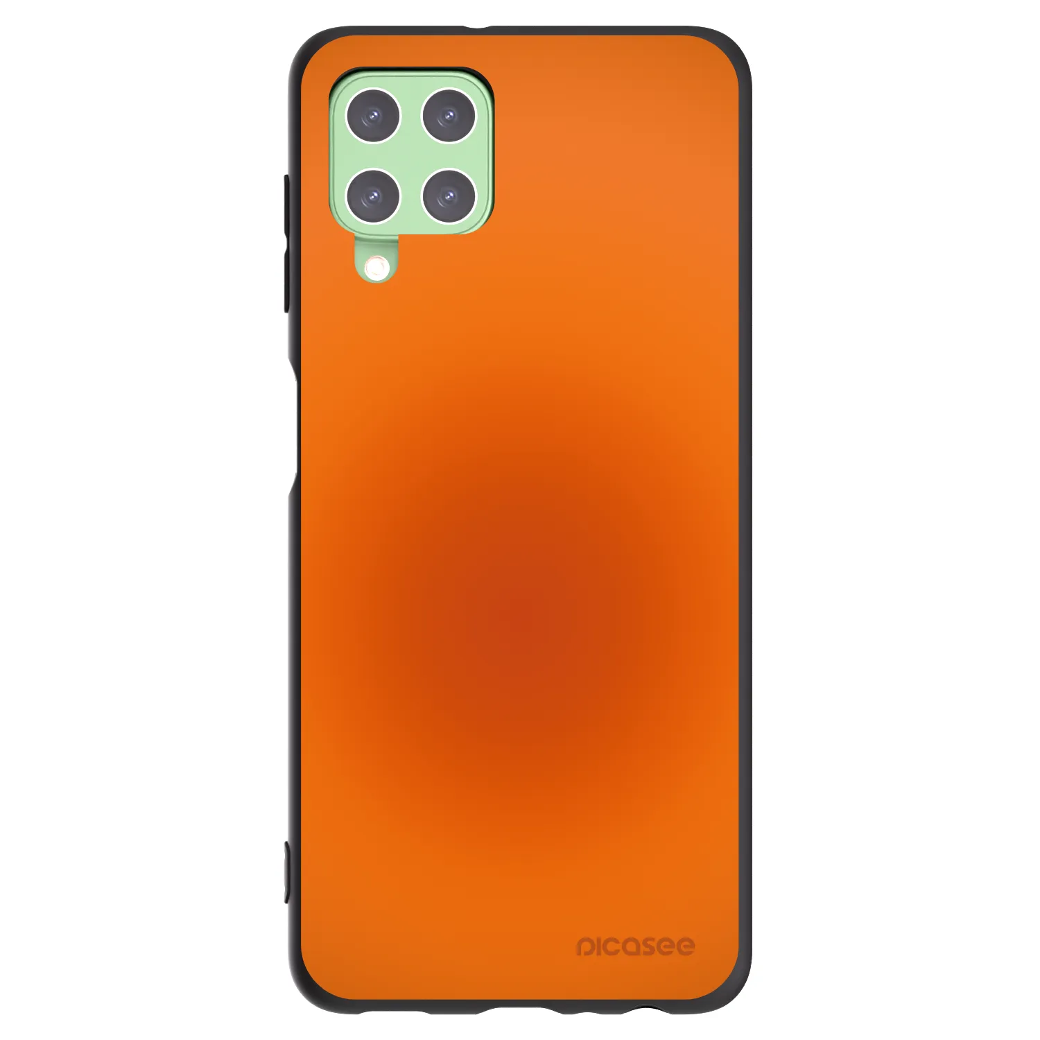 Picasee Samsung Galaxy A22 A225F 4G Hülle - Schwarzes Silikon - Heat Core