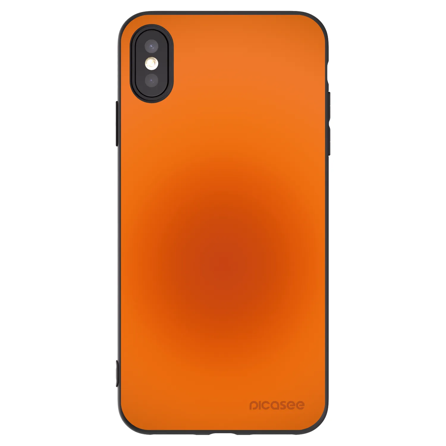 Picasee Apple iPhone XS Max Hülle - Schwarzes Silikon - Heat Core