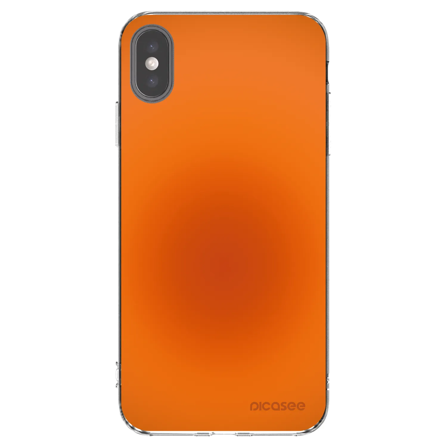 Picasee Apple iPhone XS Max Hülle - Transparentes Silikon - Heat Core