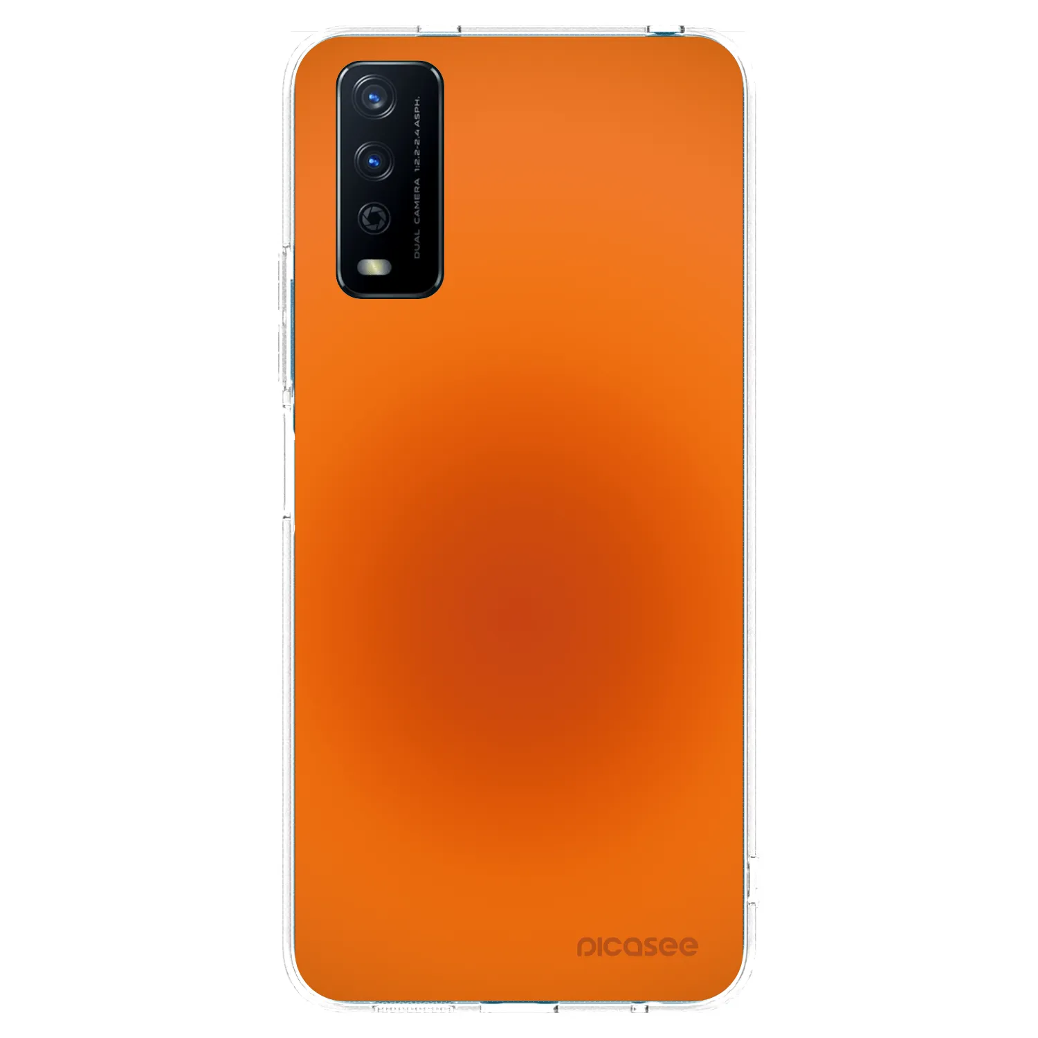 Picasee Vivo Y11s Hülle - Transparentes Silikon - Heat Core