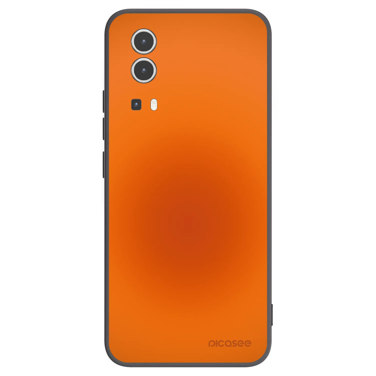 Picasee Vivo Y72 5G Hülle - Schwarzes Silikon - Heat Core