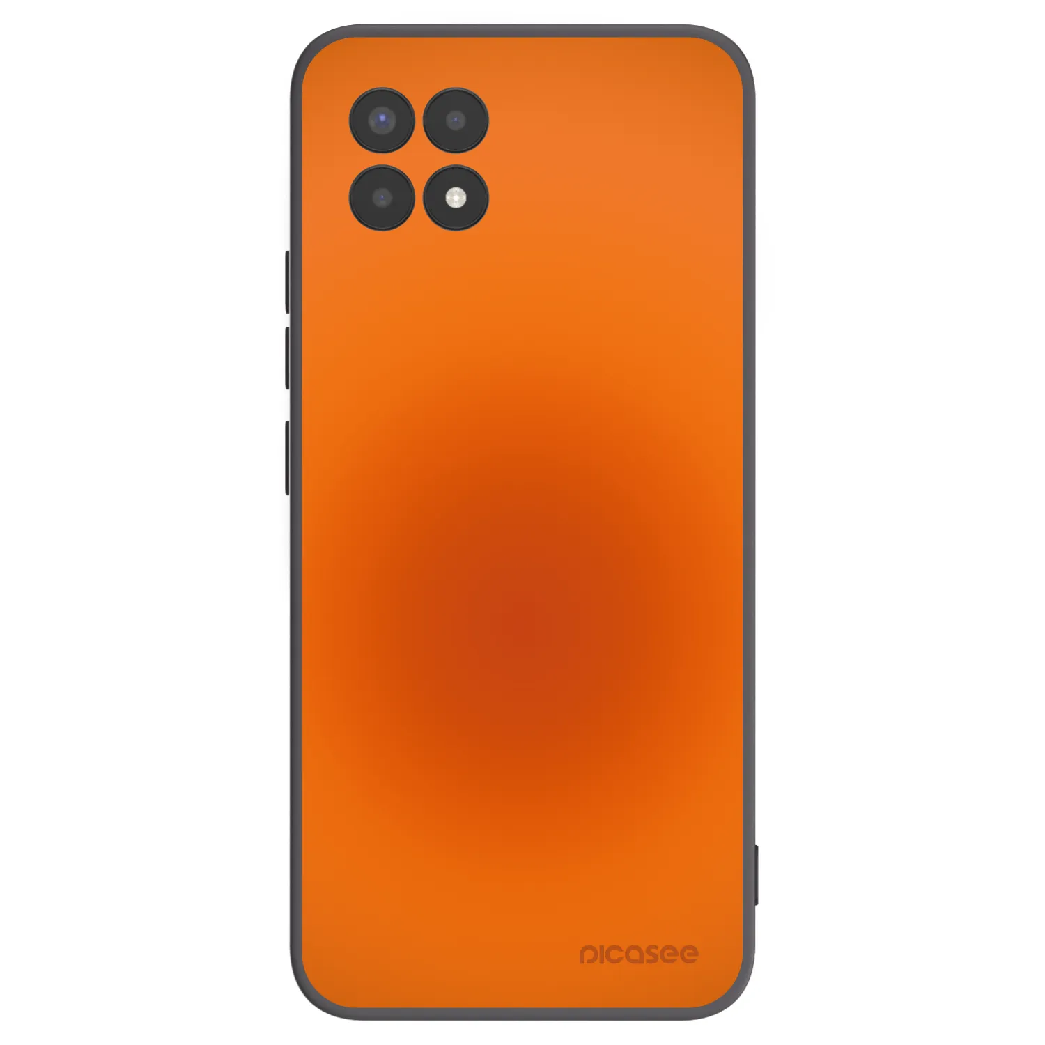 Picasee Realme 8i Hülle - Schwarzes Silikon - Heat Core