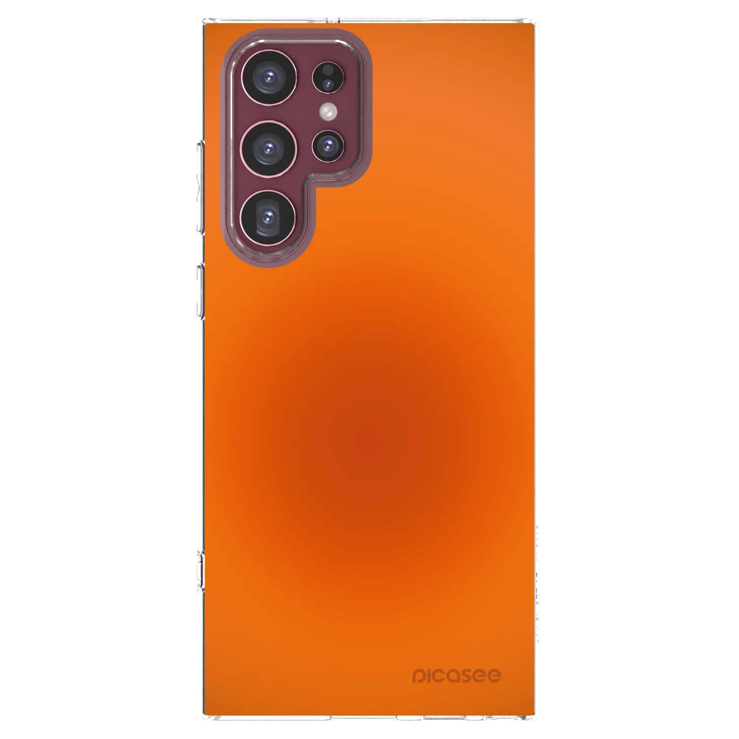 Picasee Samsung Galaxy S22 Ultra 5G Hülle - Transparentes Silikon - Heat Core