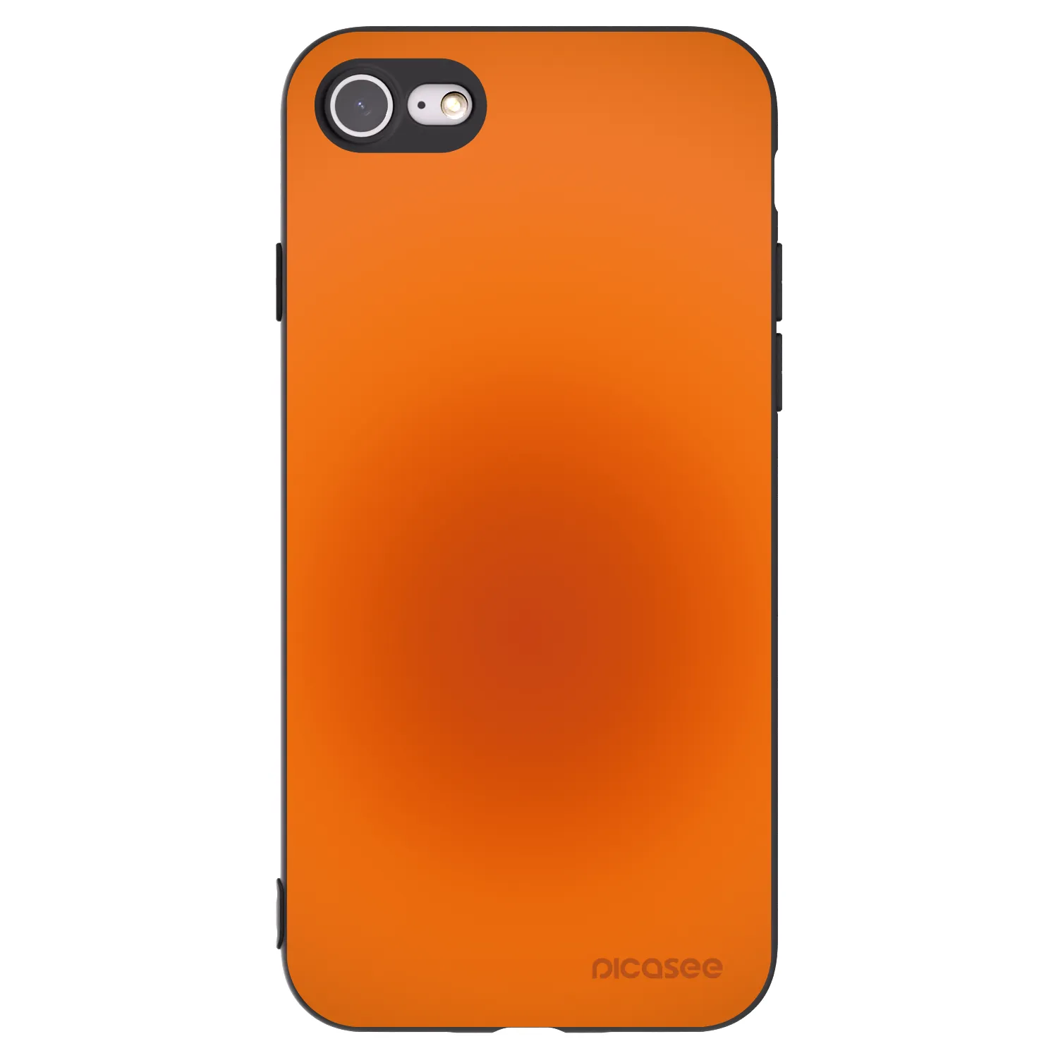 Picasee Apple iPhone SE 2022 Hülle - Schwarzes Silikon - Heat Core