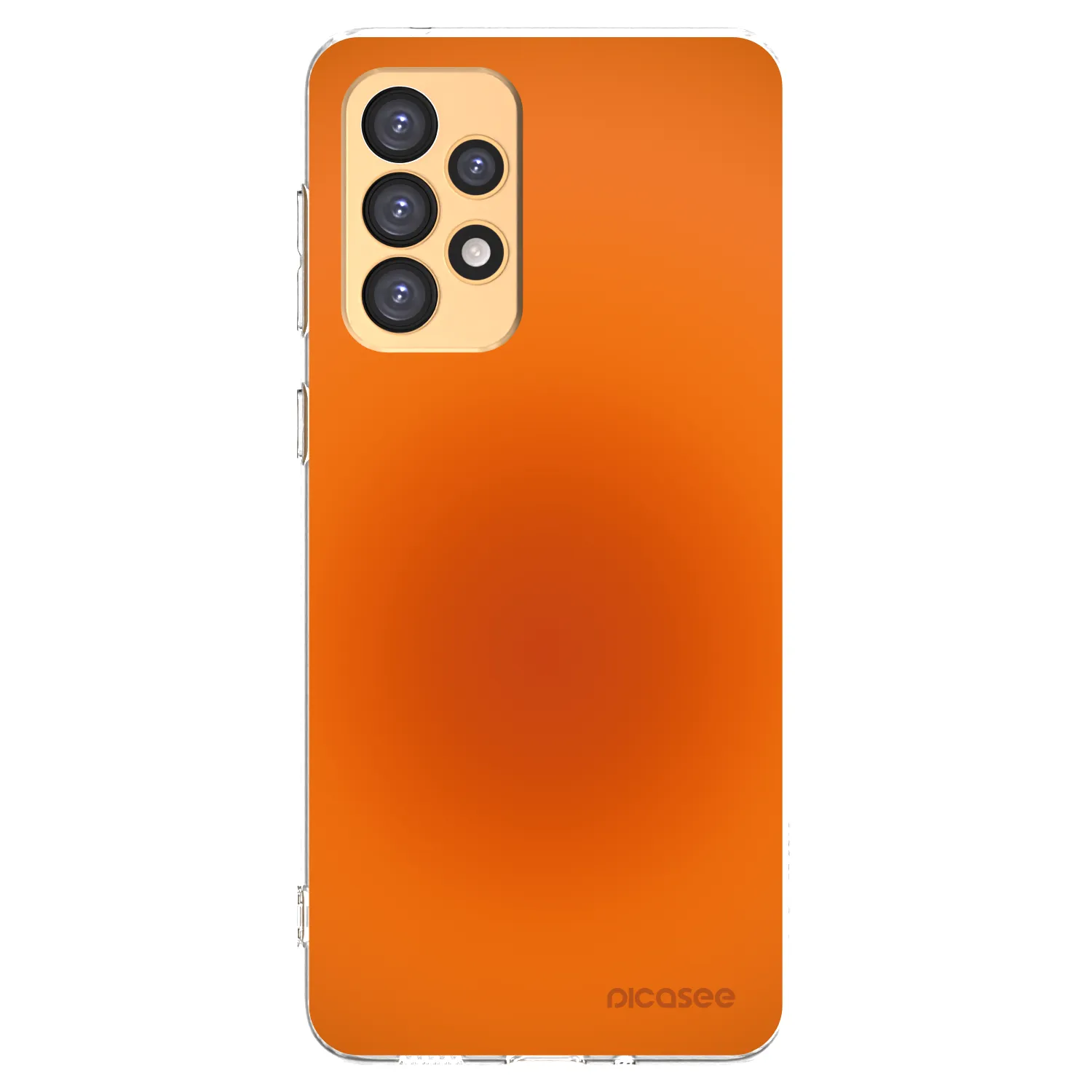 Picasee Samsung Galaxy A33 5G A336 Hülle - Transparentes Silikon - Heat Core
