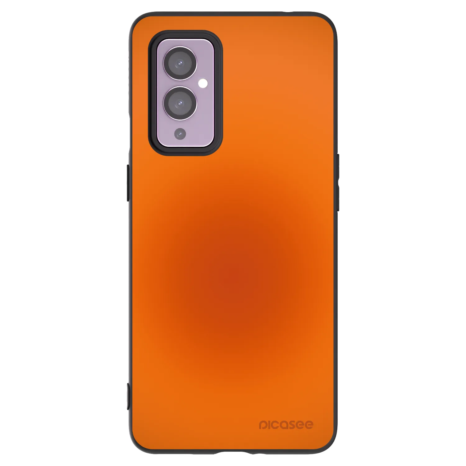 Picasee OnePlus 9 Hülle - Schwarzes Silikon - Heat Core