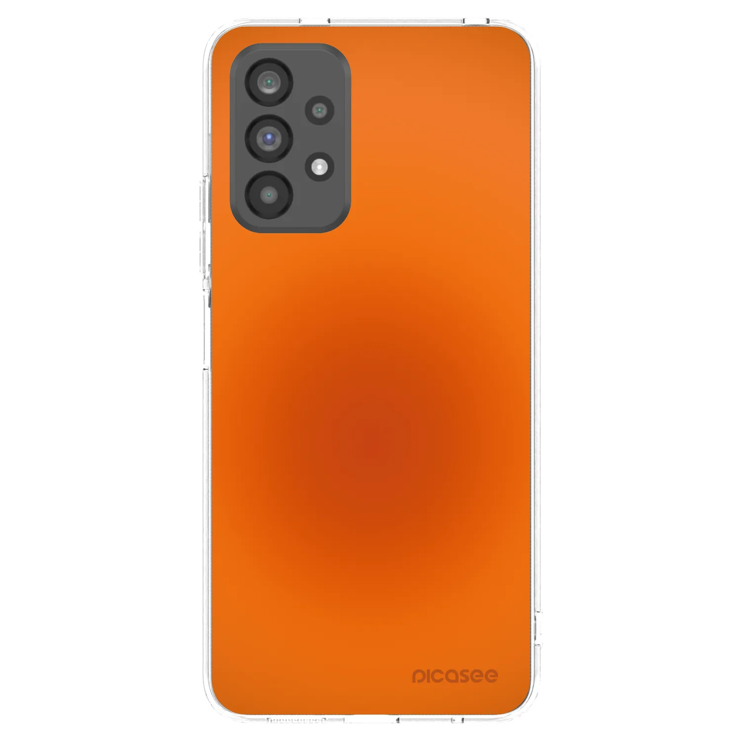 Picasee Samsung Galaxy A73 5G Hülle - Transparentes Silikon - Heat Core