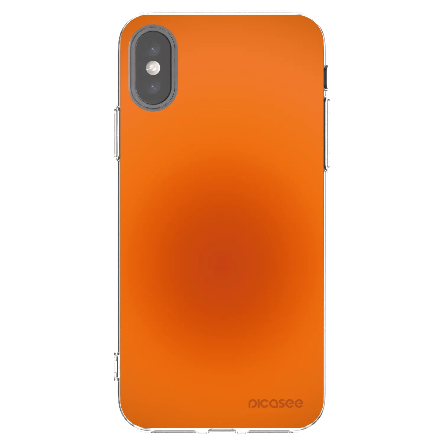 Picasee Apple iPhone X/XS Hülle - Transparentes Silikon - Heat Core