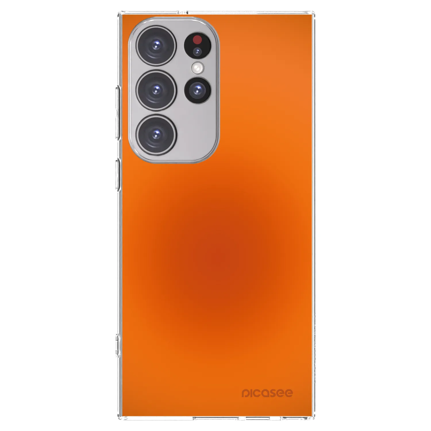 Picasee Samsung Galaxy S23 Ultra 5G Hülle - Transparentes Silikon - Heat Core