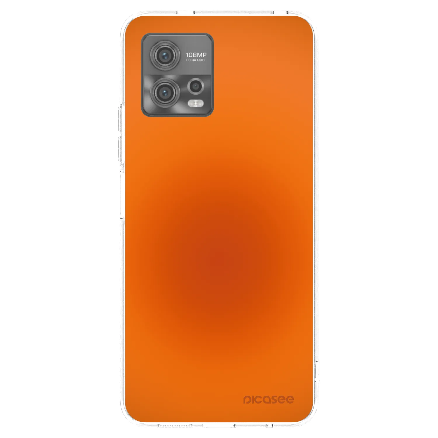 Picasee Motorola Moto G72 Hülle - Transparentes Silikon - Heat Core