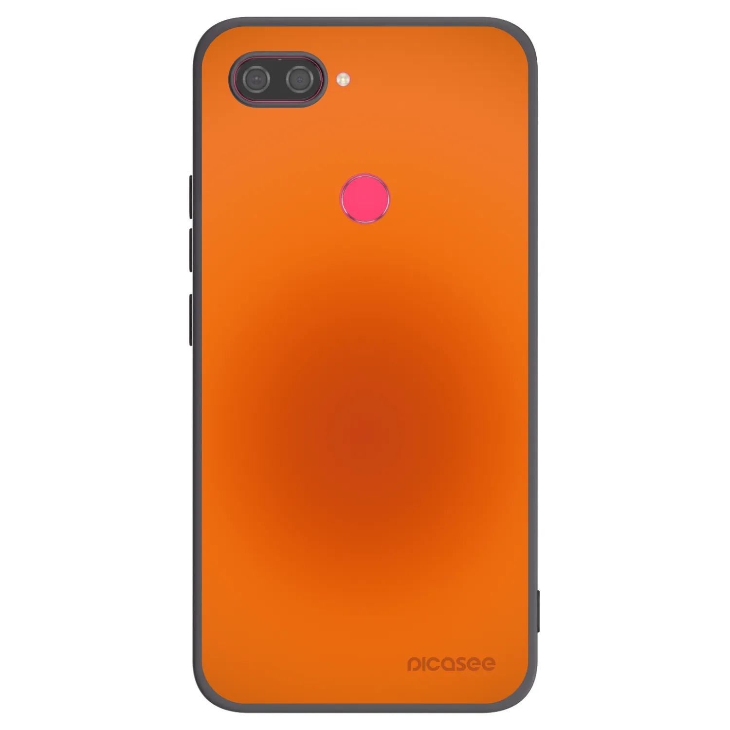 Picasee Xiaomi Mi 8 Lite Hülle - Schwarzes Silikon - Heat Core