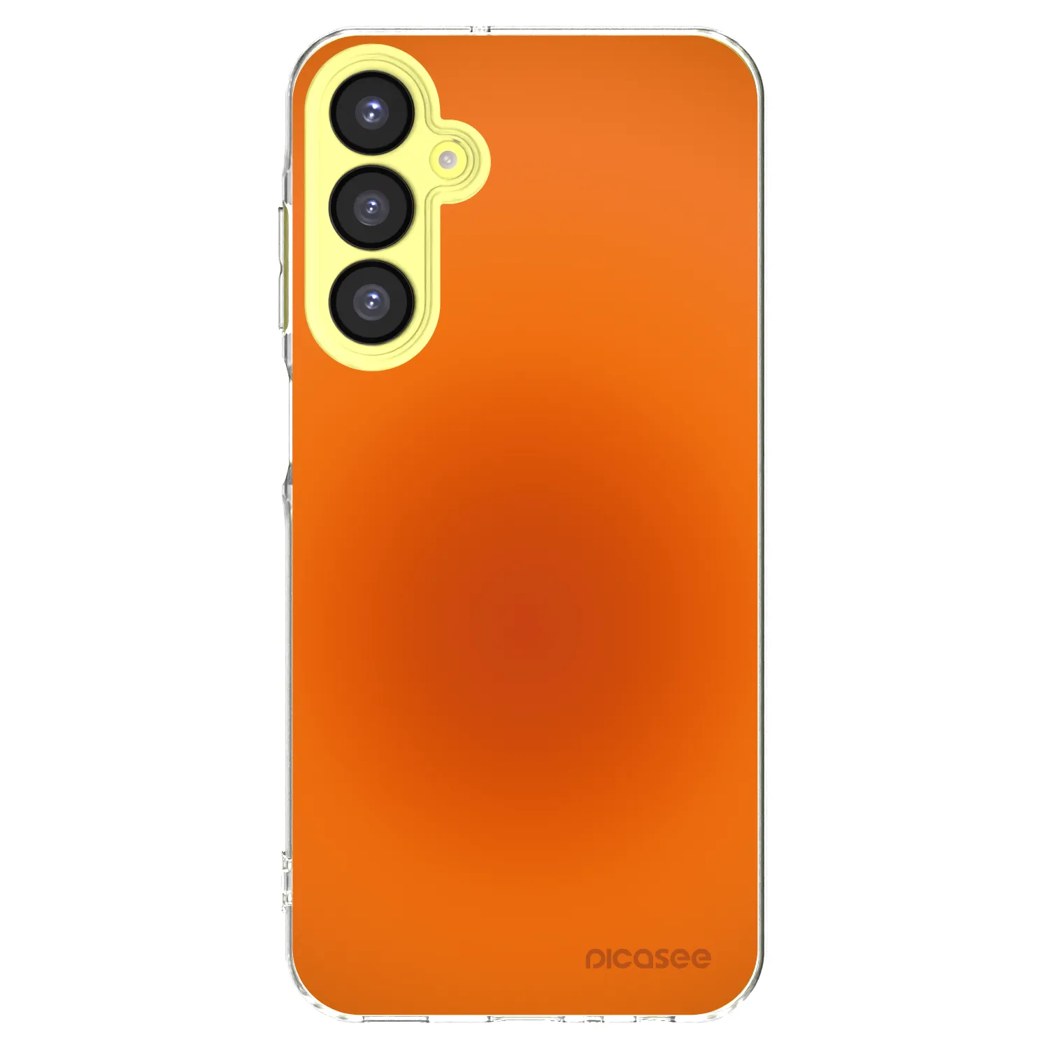 Picasee Samsung Galaxy A25 A256B 5G Hülle - Transparentes Silikon - Heat Core