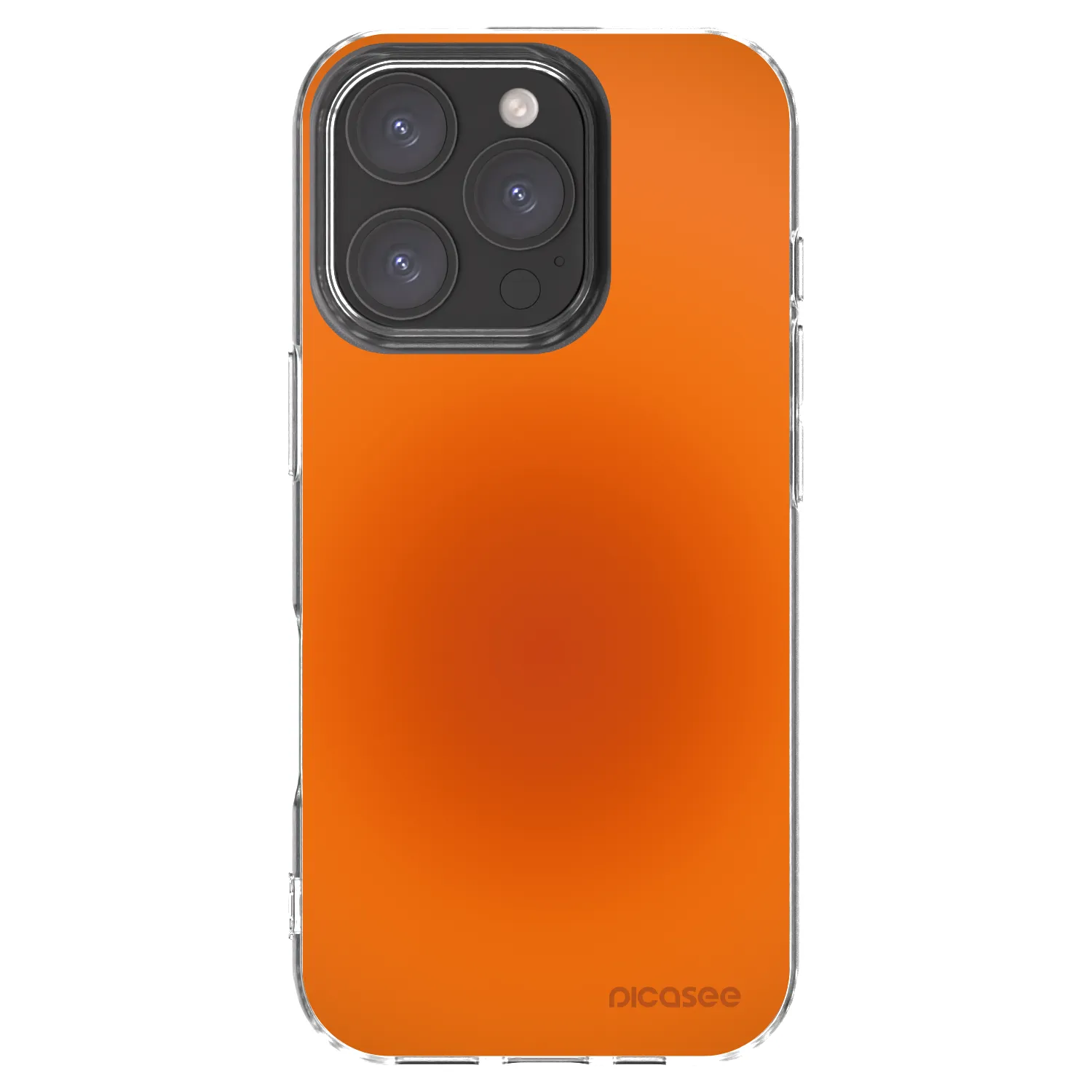 Picasee Apple iPhone 16 Pro Hülle - Transparentes Silikon - Heat Core