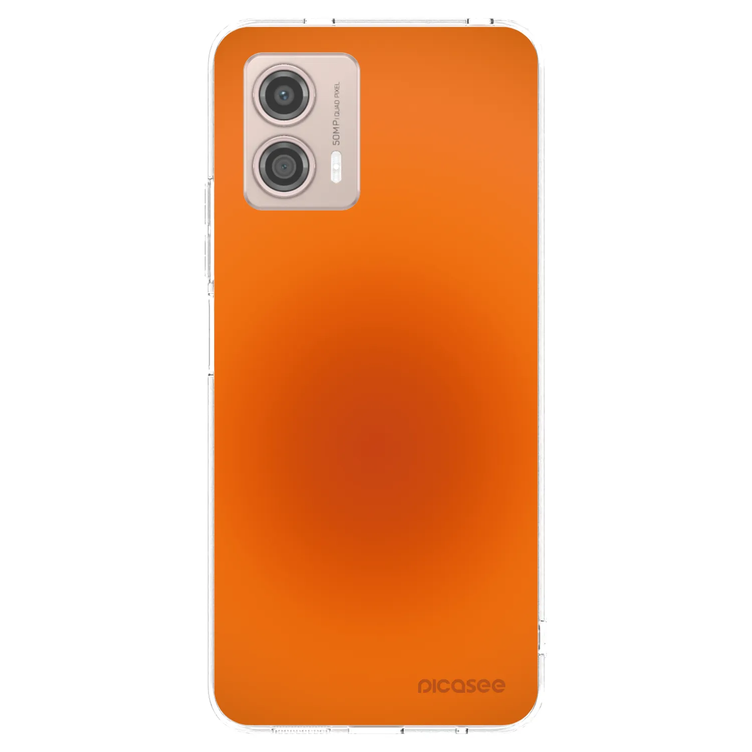 Picasee Motorola Moto G53 5G Hülle - Transparentes Silikon - Heat Core