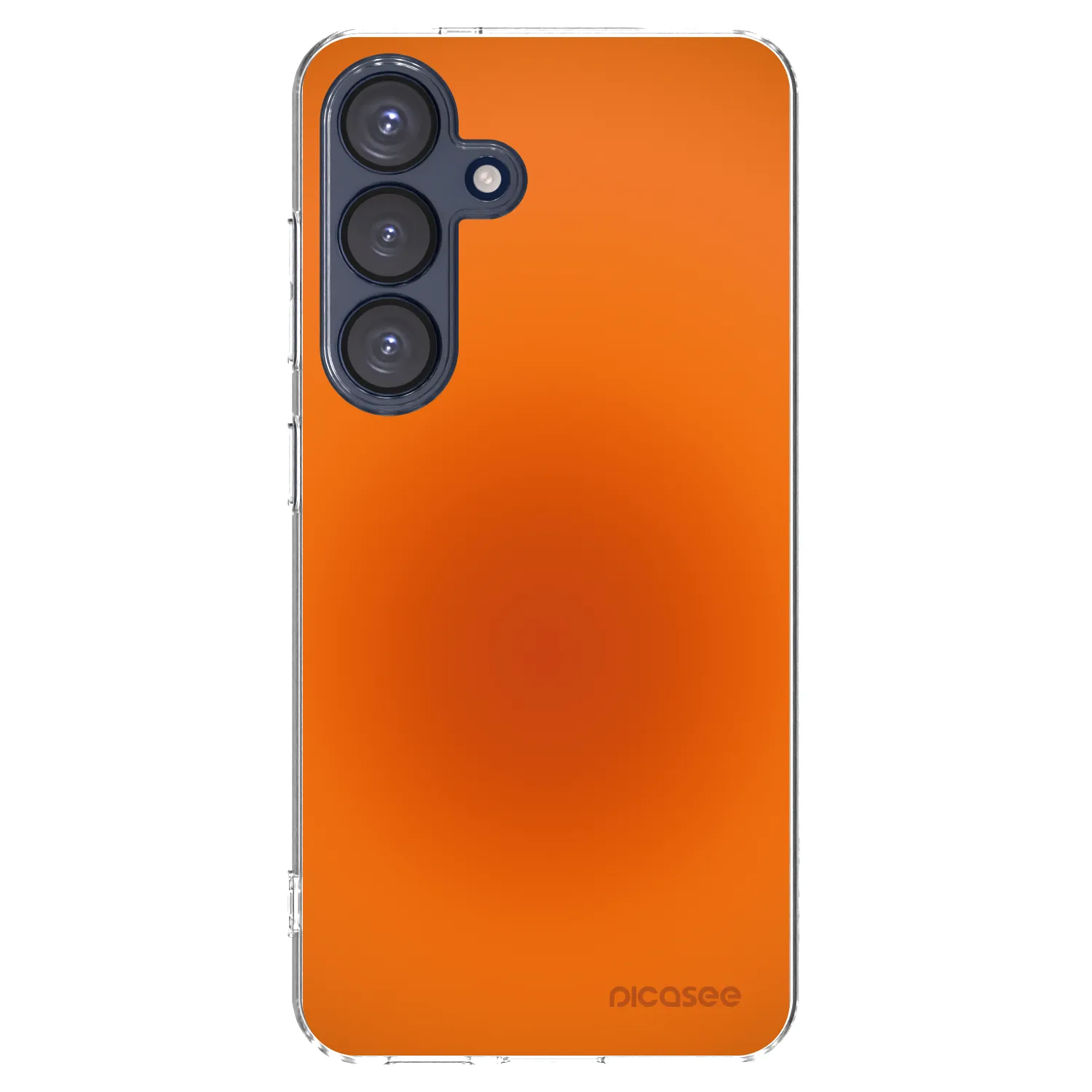 Picasee Samsung Galaxy S25 5G Hülle - Transparentes Silikon - Heat Core