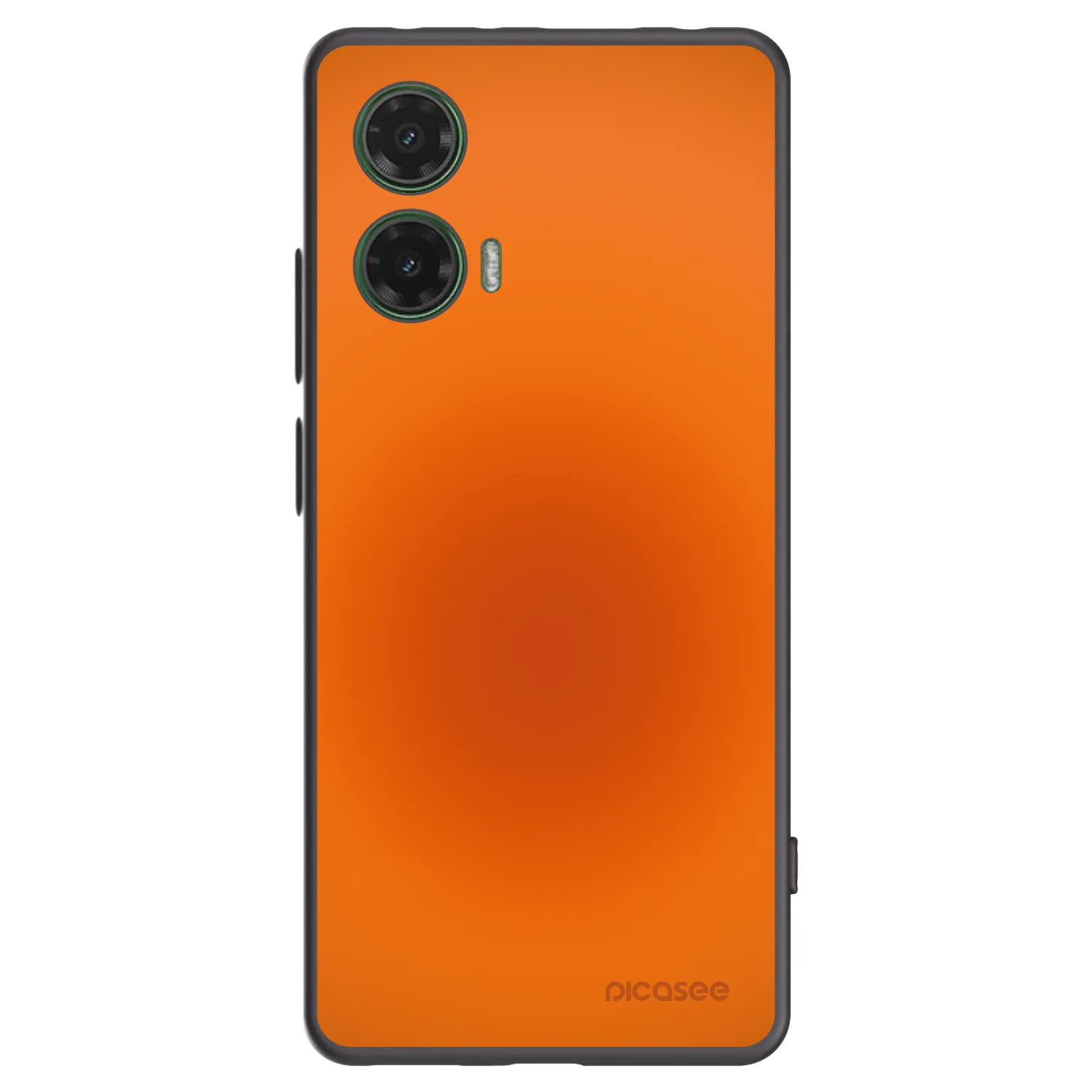 Picasee Motorola Moto G35 5G Hülle - Schwarzes Silikon - Heat Core