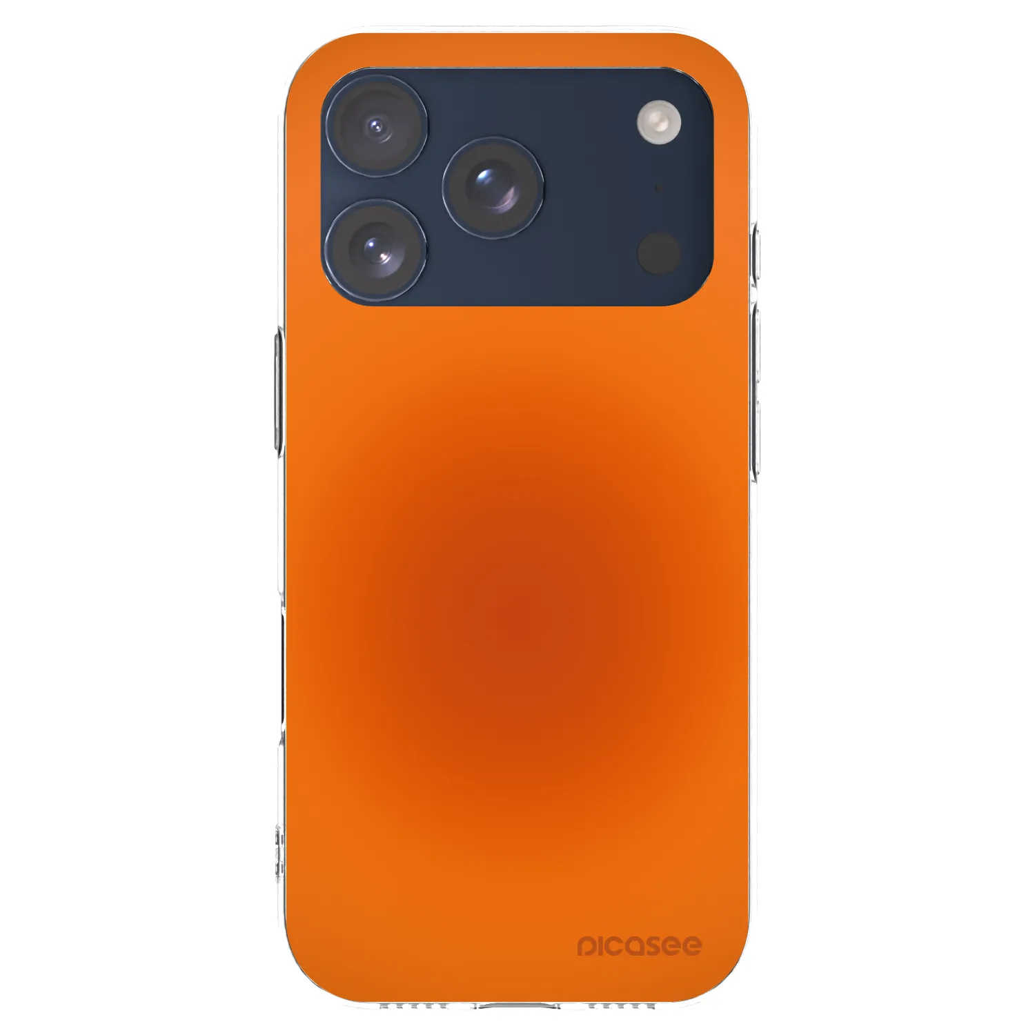 Picasee Apple iPhone 17 Pro Hülle - Transparentes Silikon - Heat Core