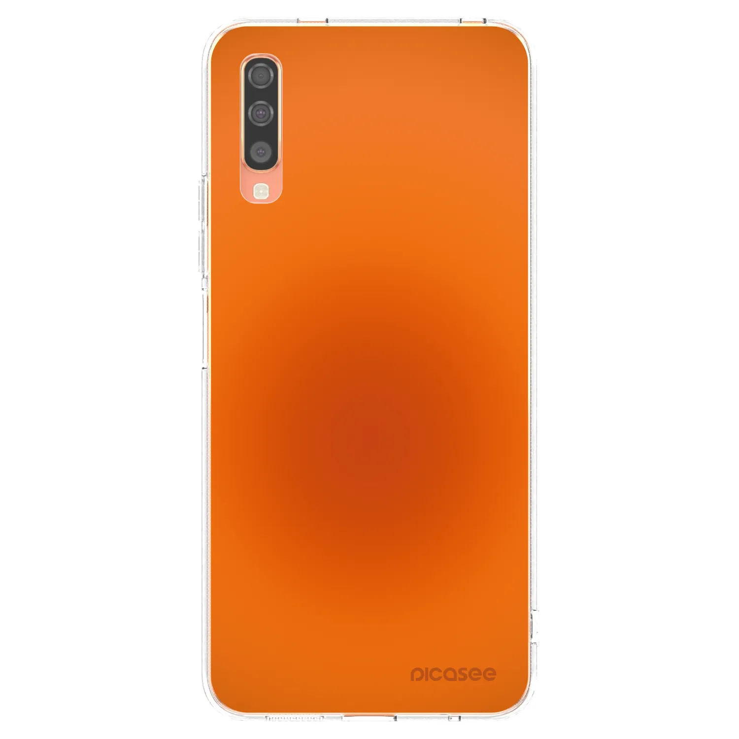 Picasee Samsung Galaxy A70 A705F Hülle - Transparentes Silikon - Heat Core